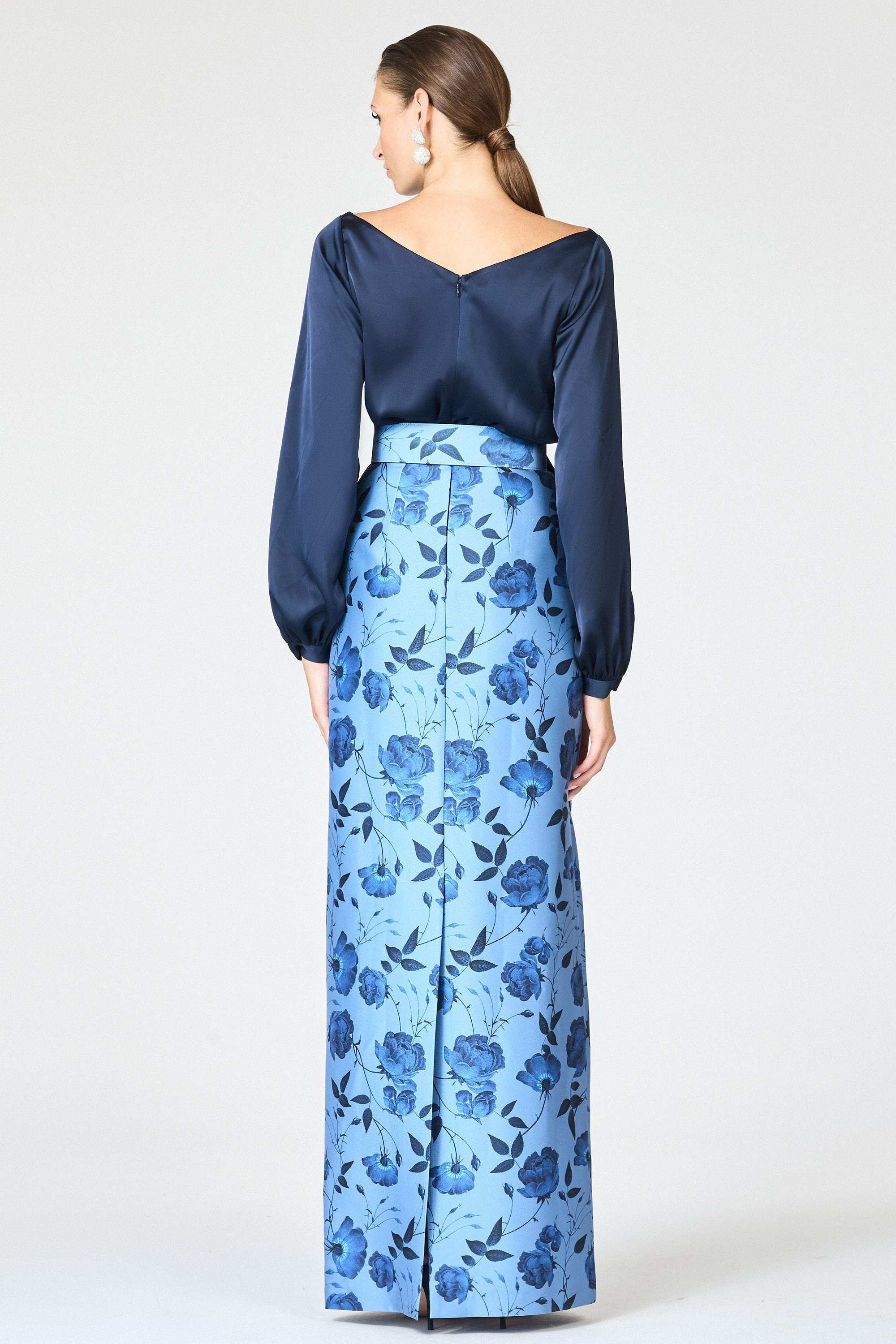 ASTOR GOWN - WILD STEEL ROSES - 4