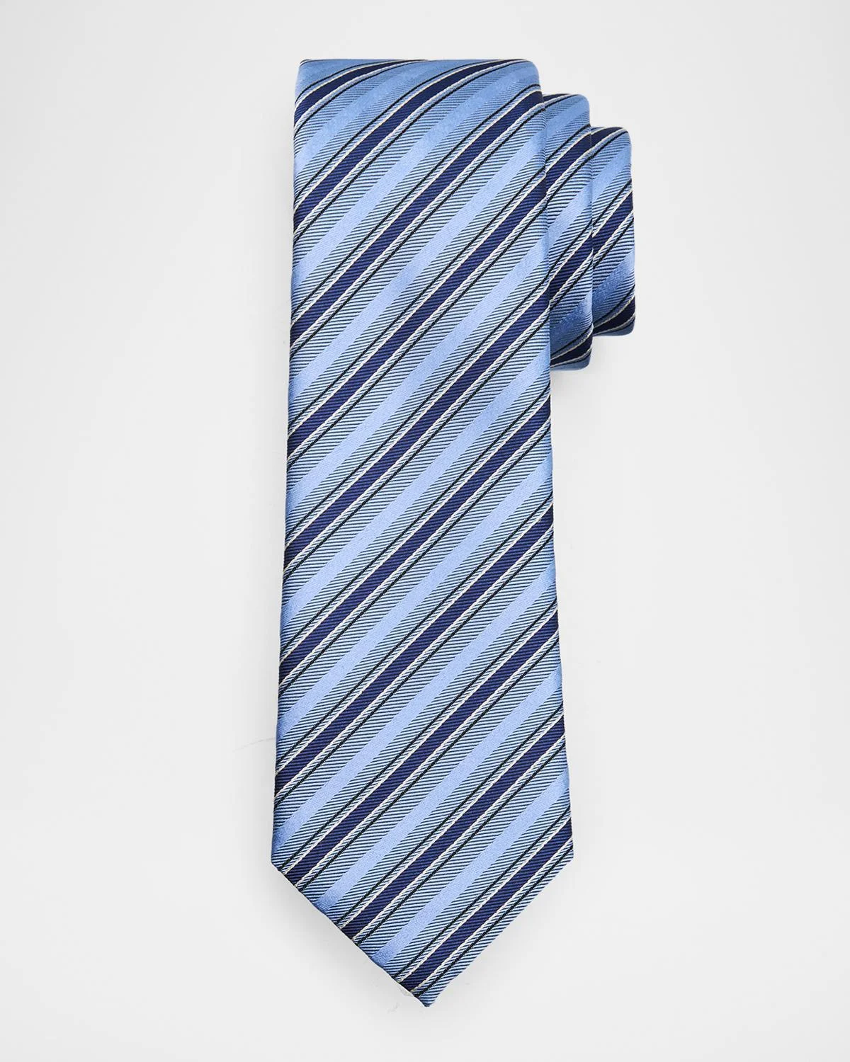 Men's Multi-Stripe Silk Tie - 1