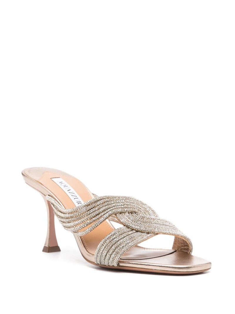 AQUAZZURA Gatsby 75mm mules outlook