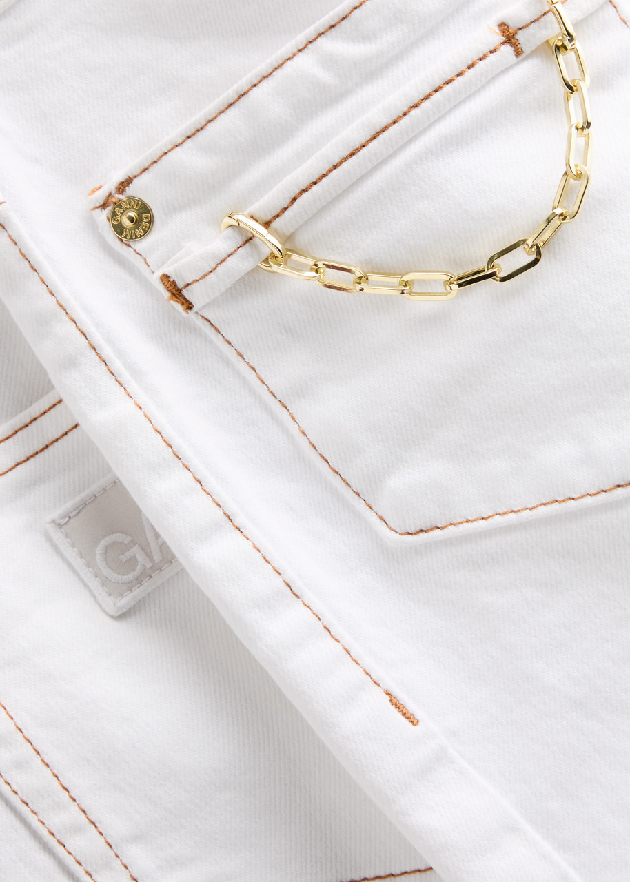 Ganni Chain-embellished Flared-leg Jeans - 5
