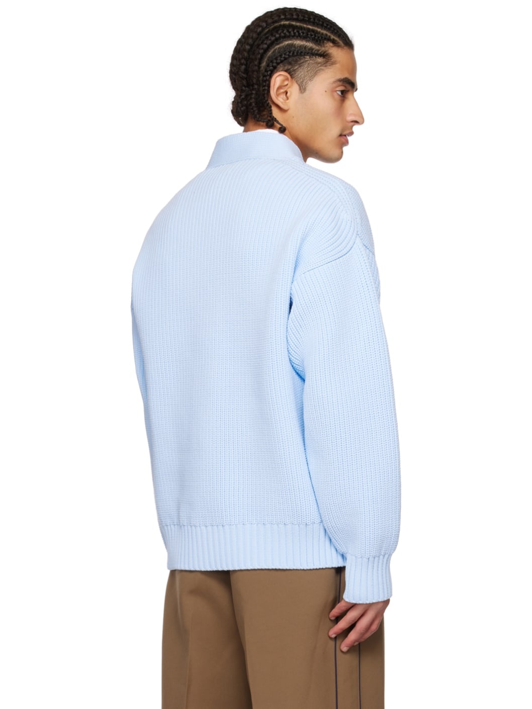 Blue Vented Cardigan - 3