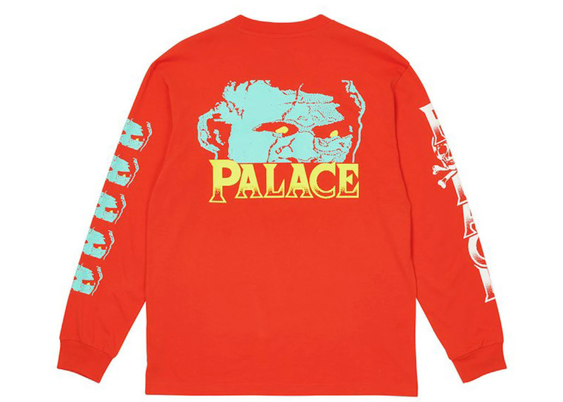 PALACE Palace Zombie Longsleeve Red outlook