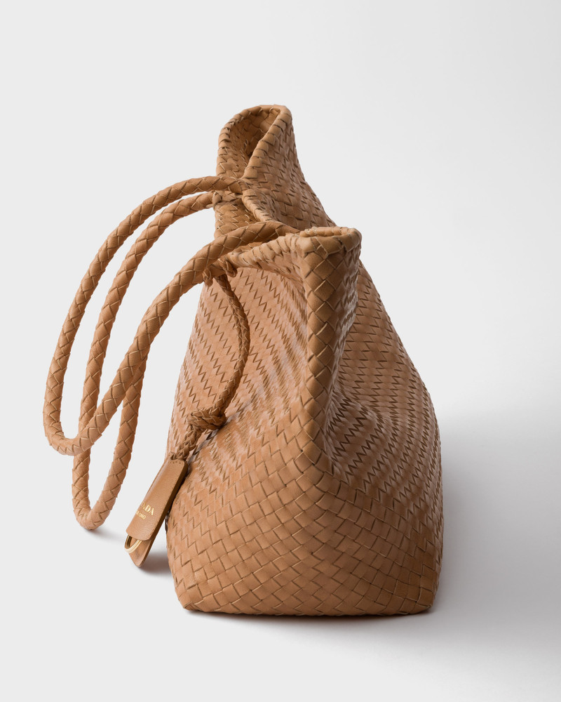 Large leather tote bag 7