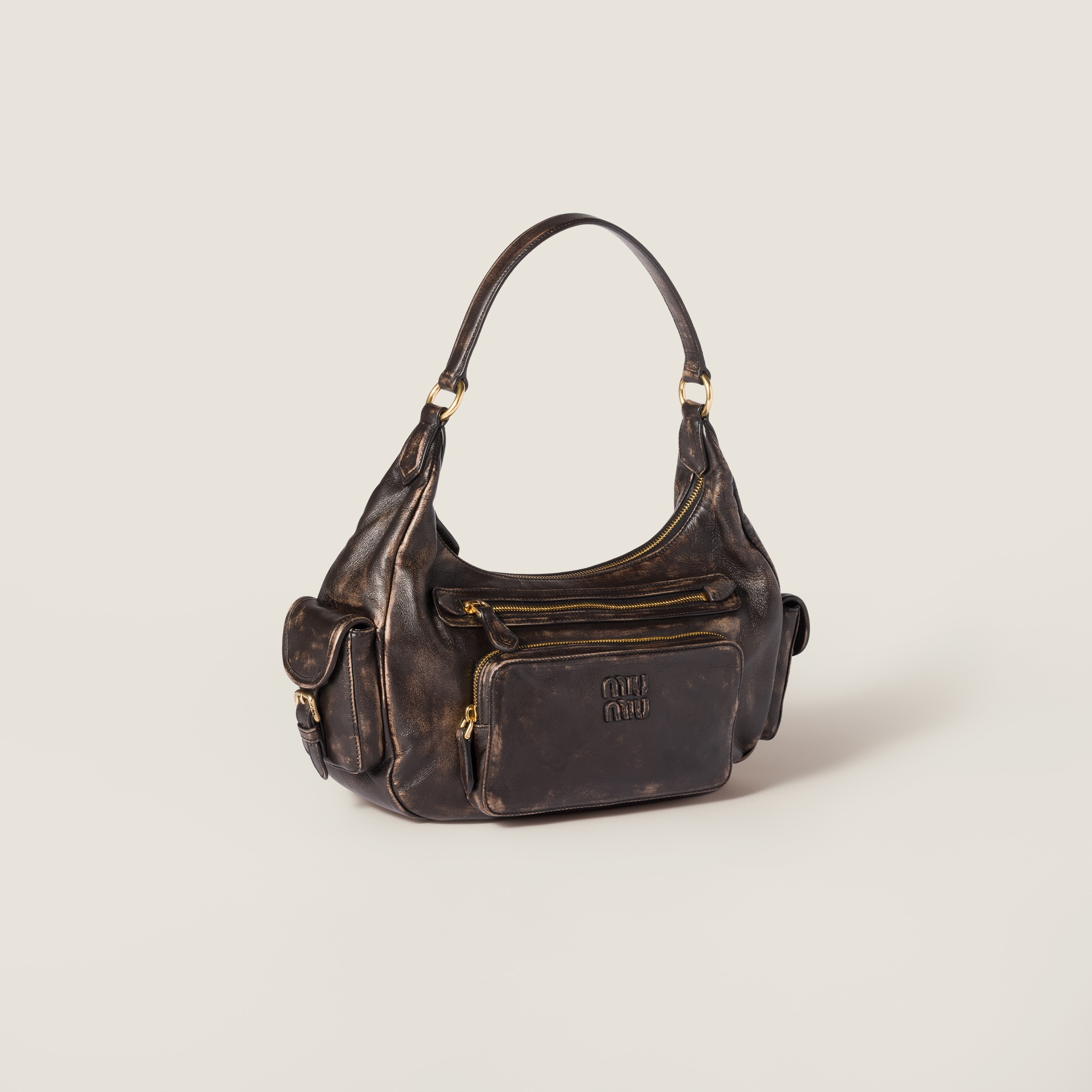 Pocket nappa leather bag - 2