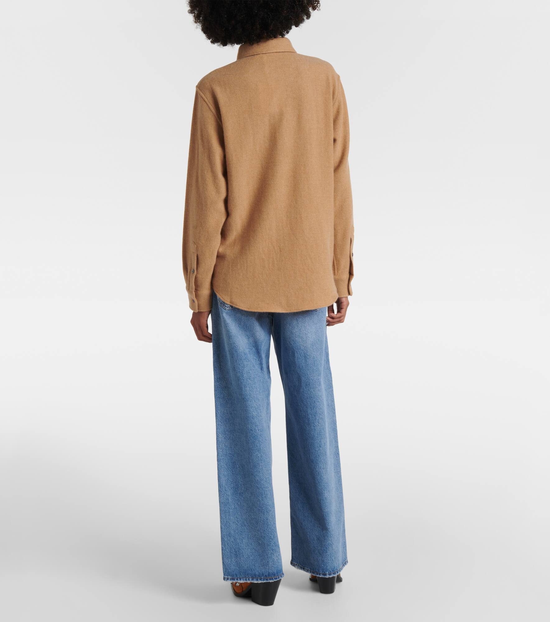 Bronze cashmere shirt - 3