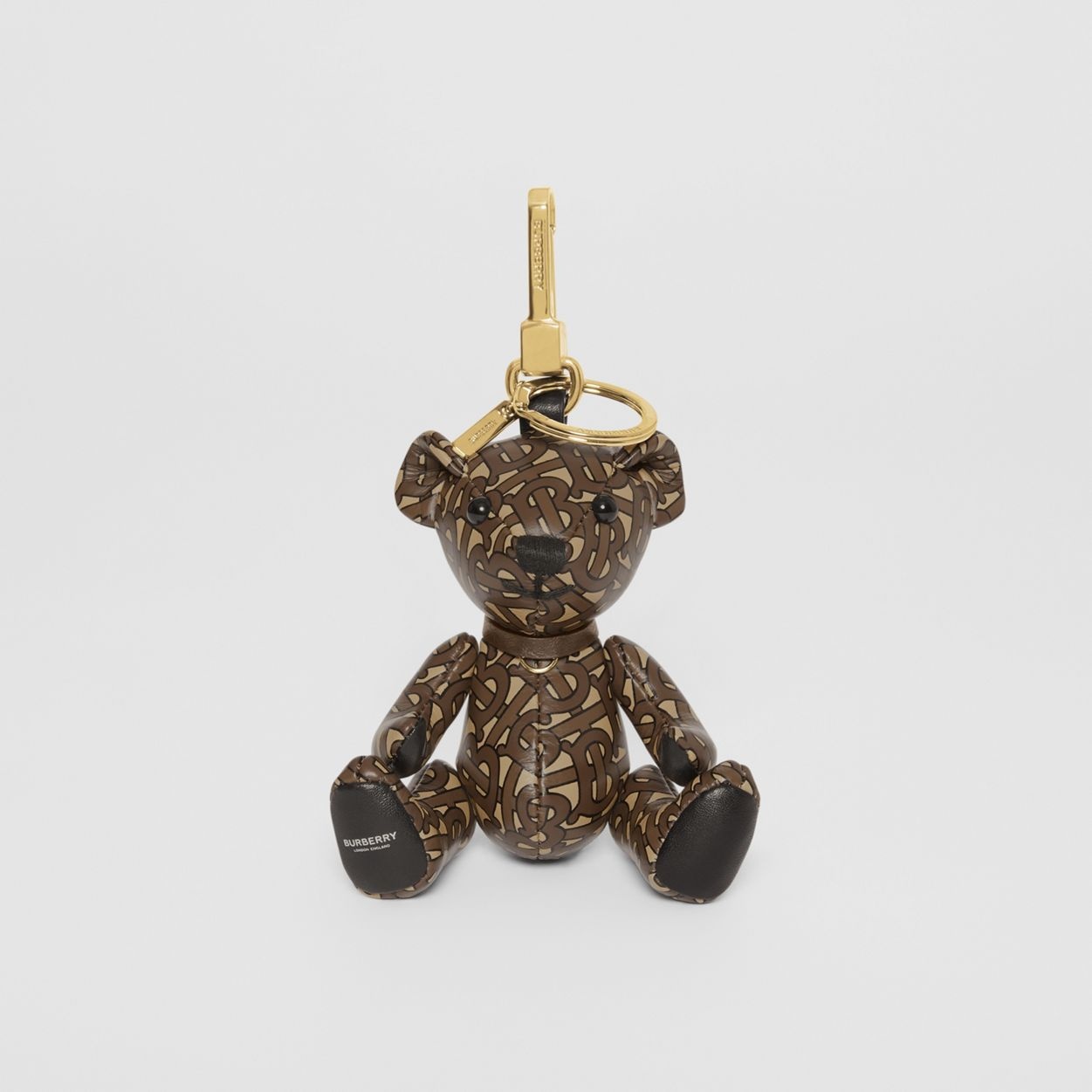 Thomas Bear Charm in Monogram Print Leather - 3