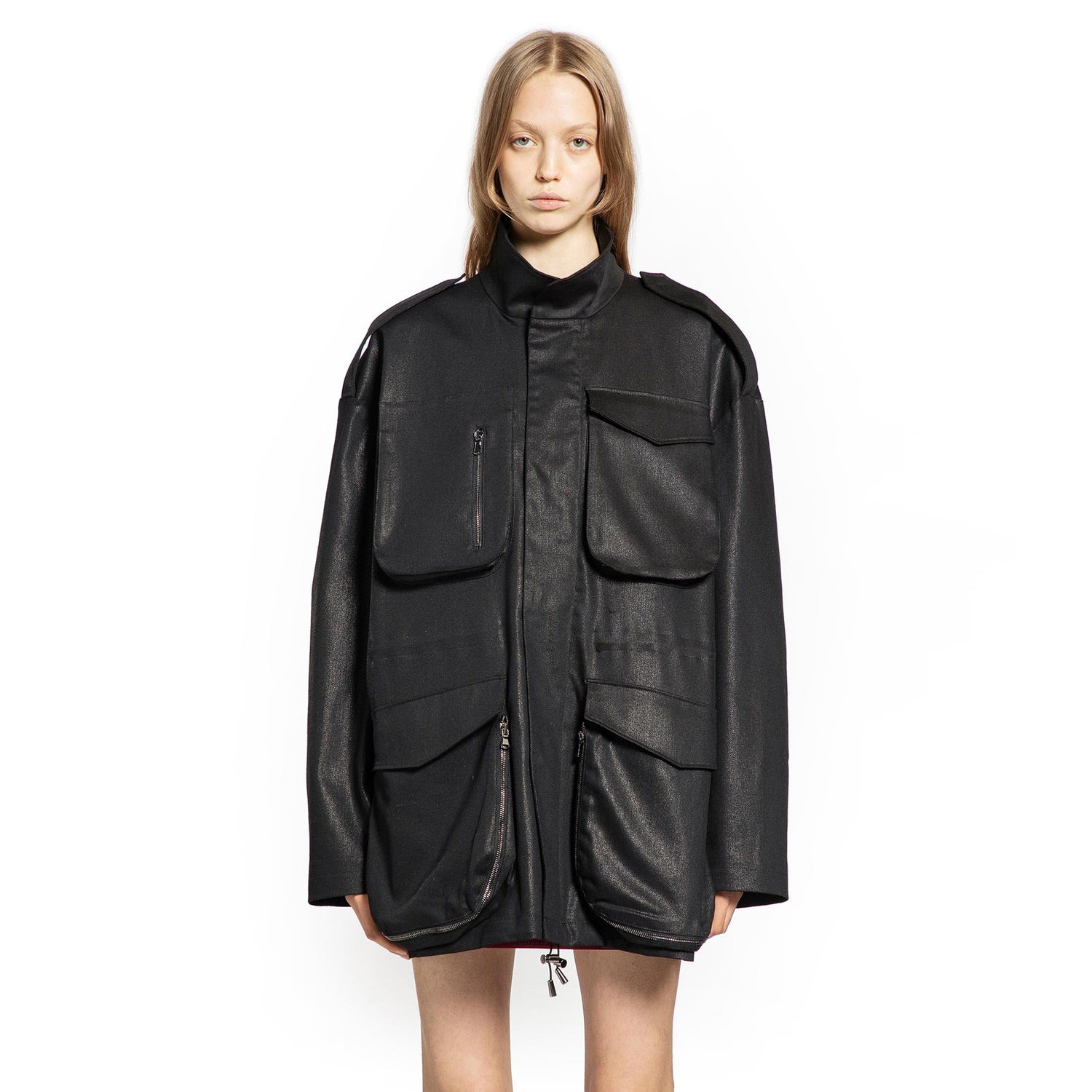 Nensi Dojaka Woman Black Coats - 6