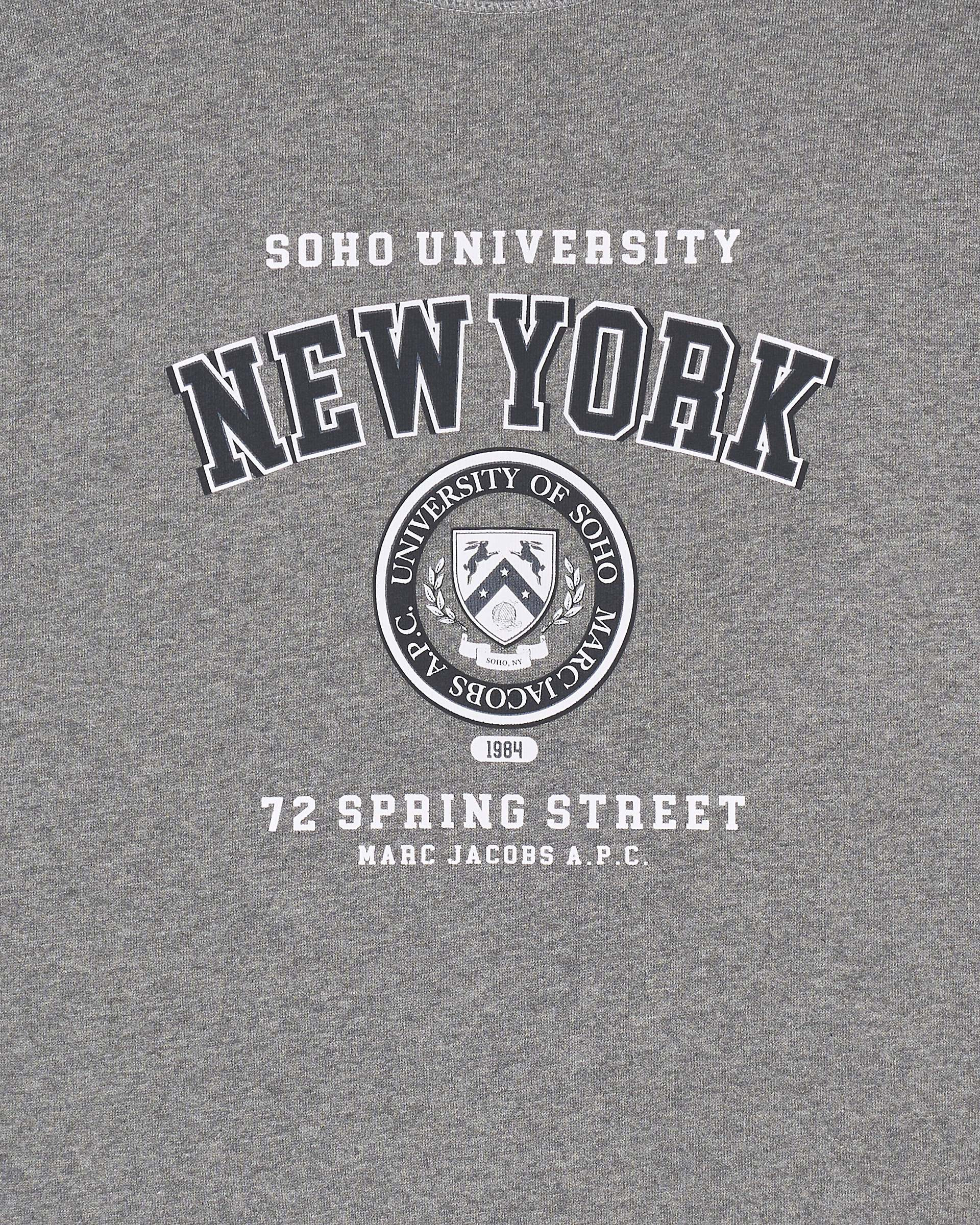THE A.P.C. X MARC JACOBS SHRUNKEN NY CREWNECK - 7