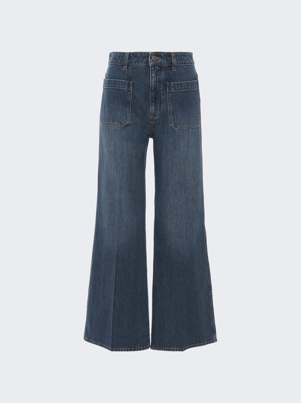 Cropped Bootcut Jeans Ashes Blue - 1