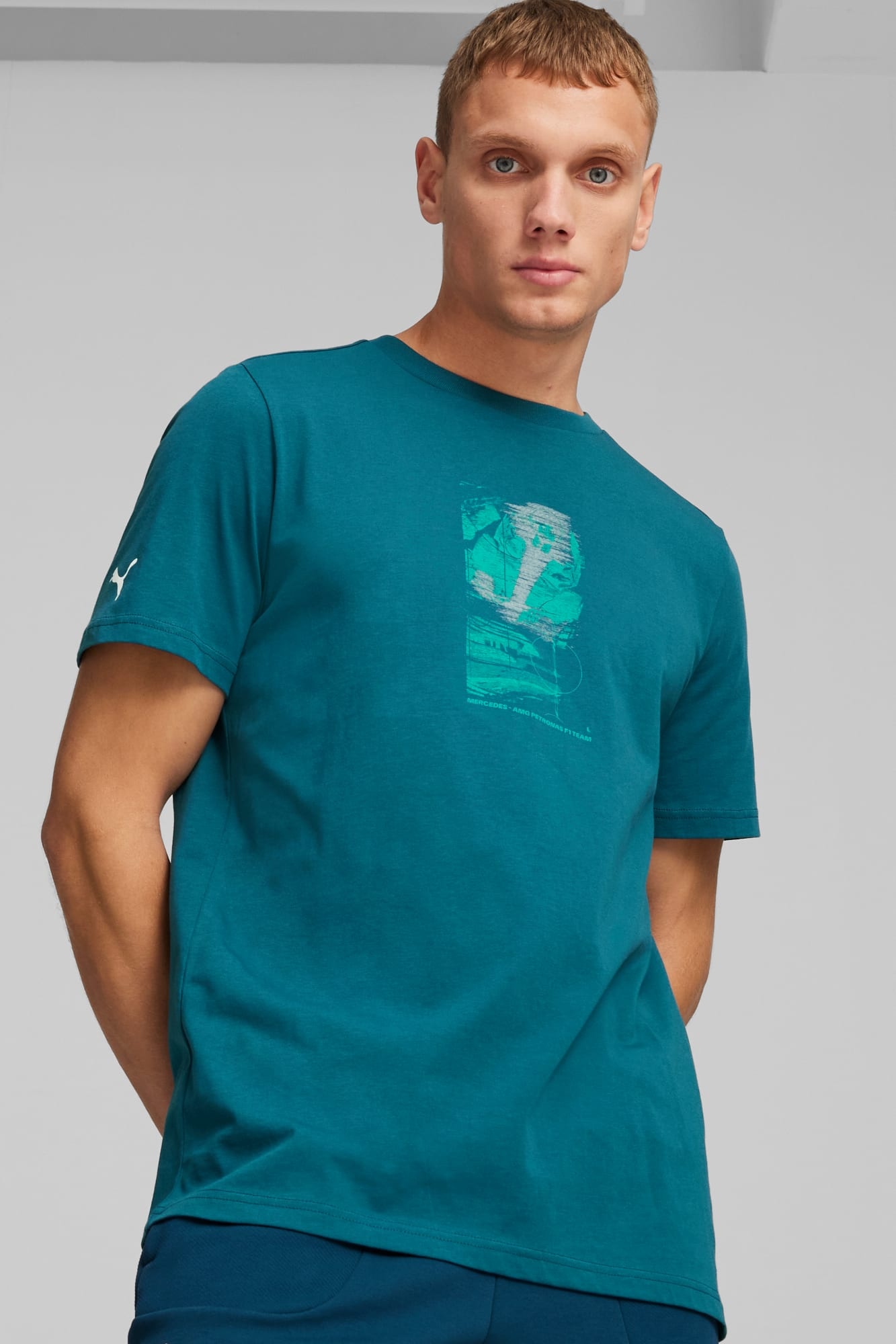 Mercedes-AMG Petronas Motorsport Men's Graphic Tee - 3