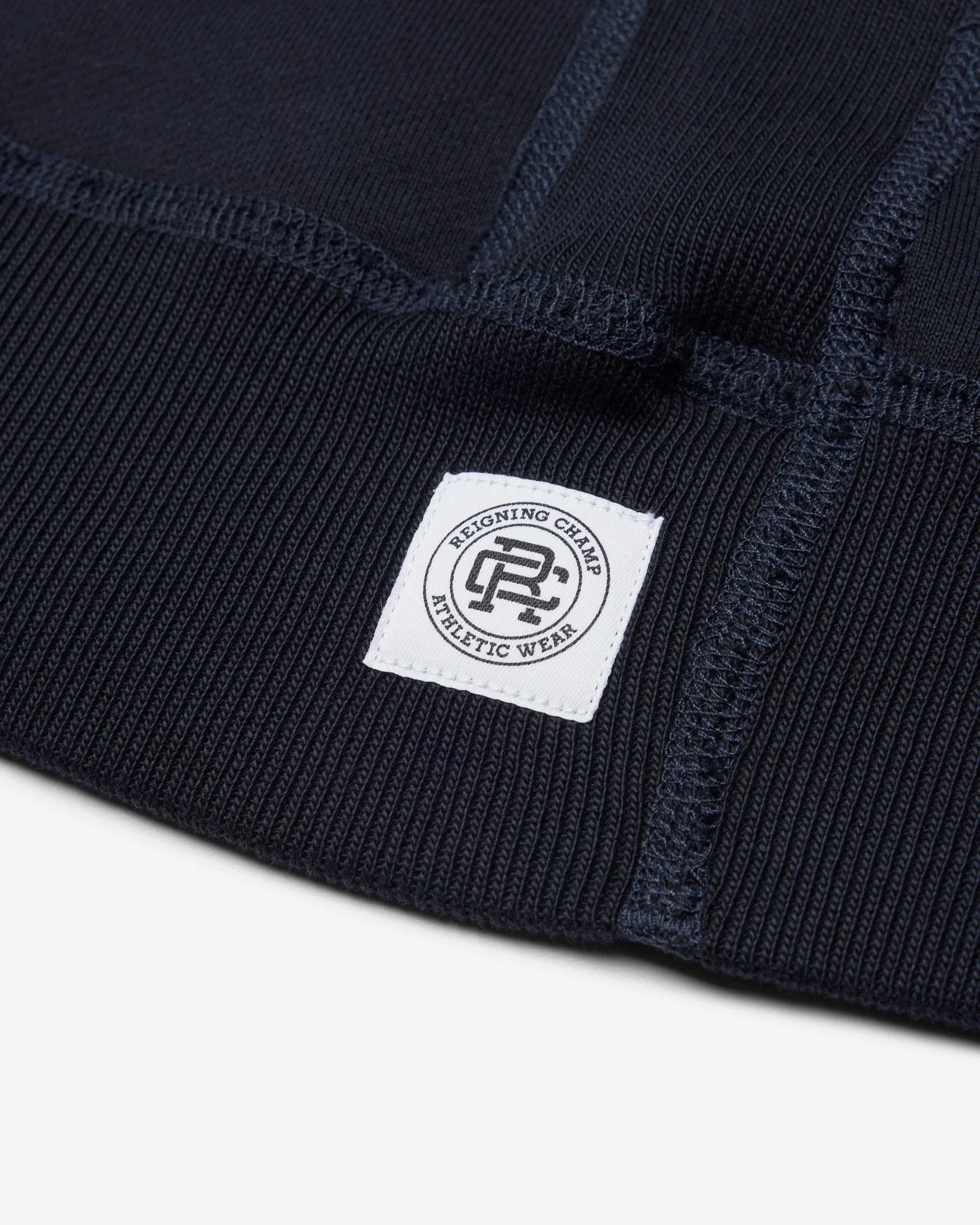 Midweight Terry Slim Hoodie Navy - 4