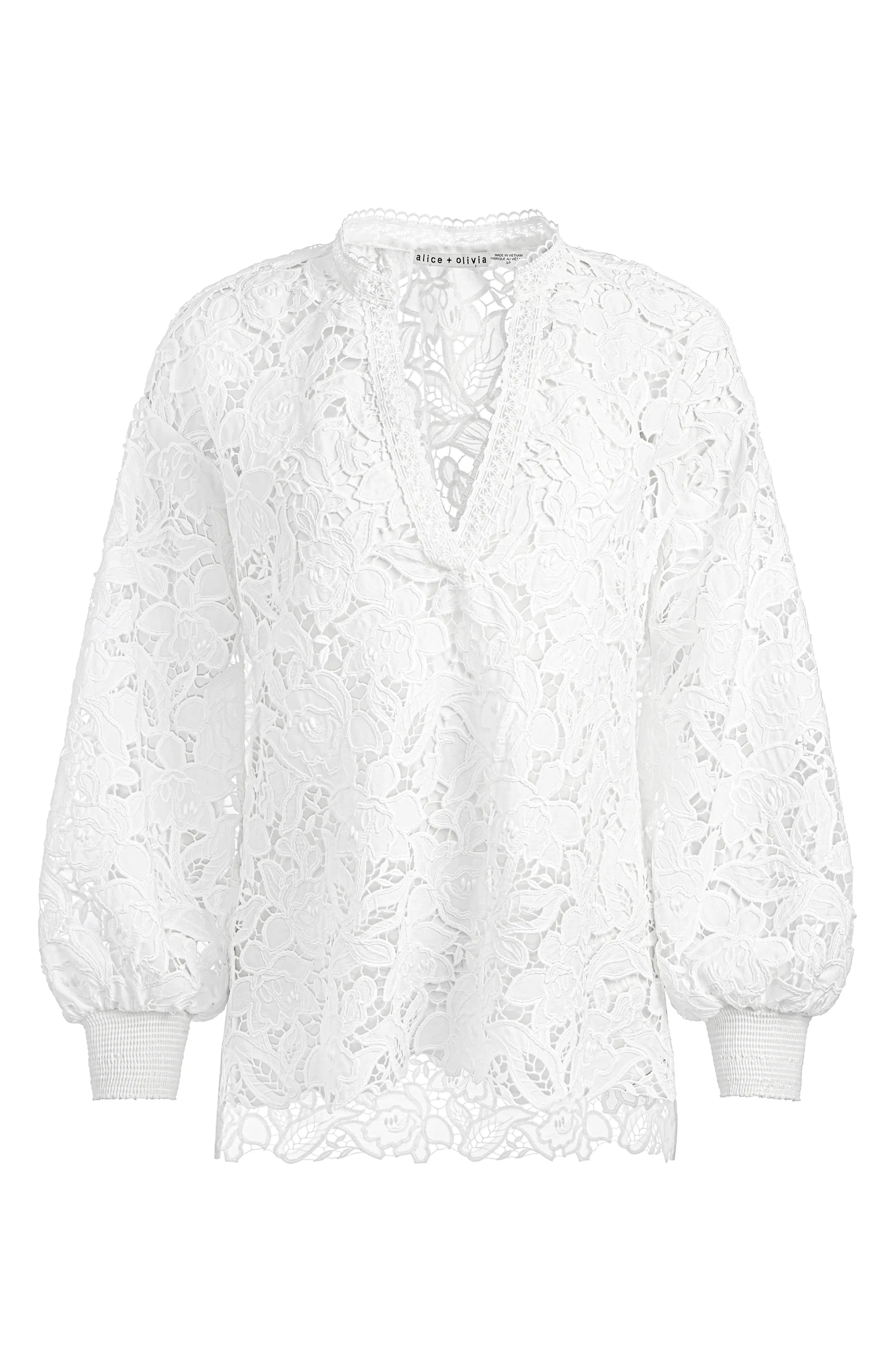 Aislyn Floral Lace Shirt - 4