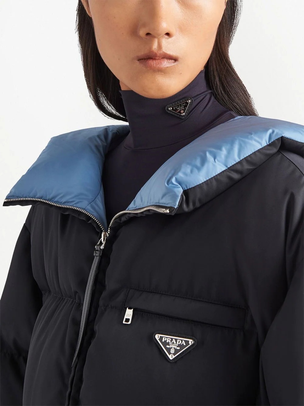 Re-Nylon high-neck puffer coat - 4