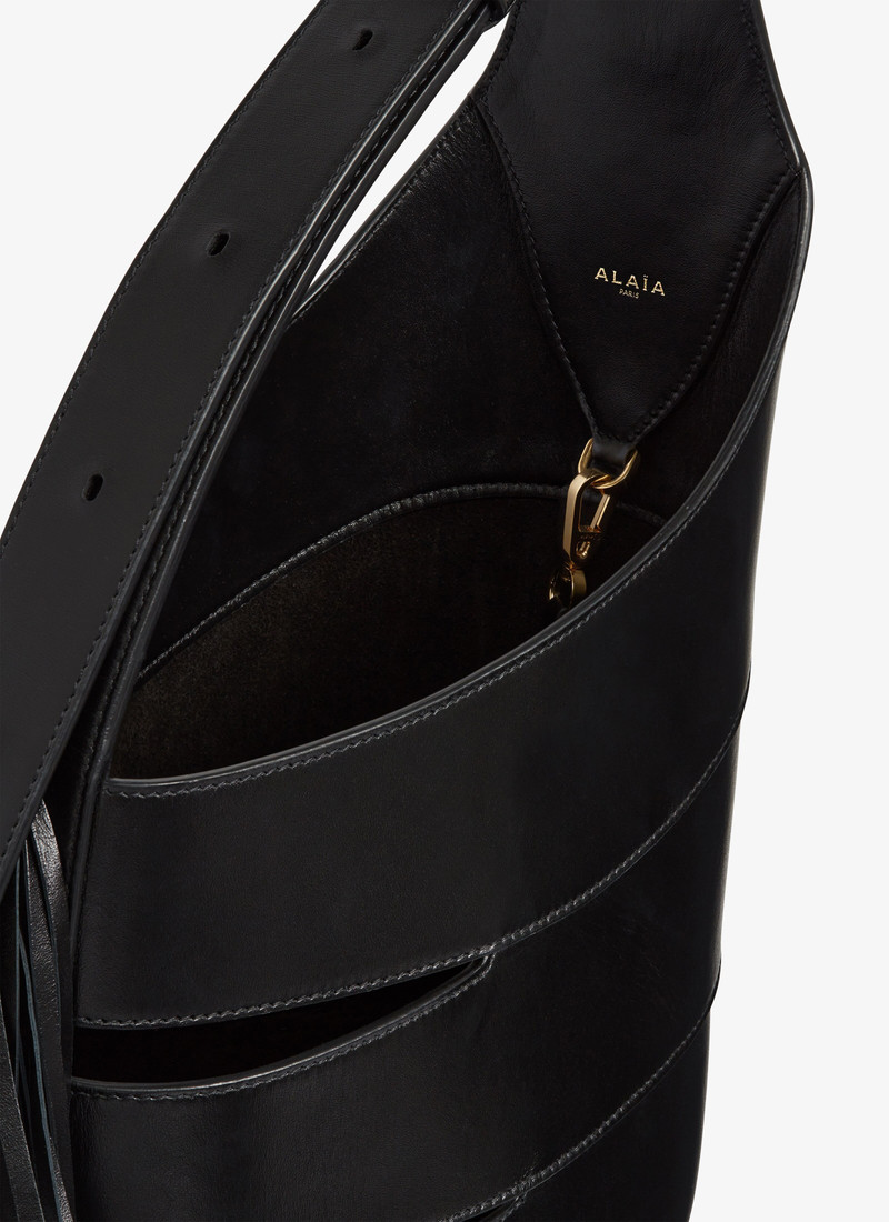 BABEL WITH FRINGES MEDIUM BAG IN GLOSSY SMOOTH CALFSKIN 5