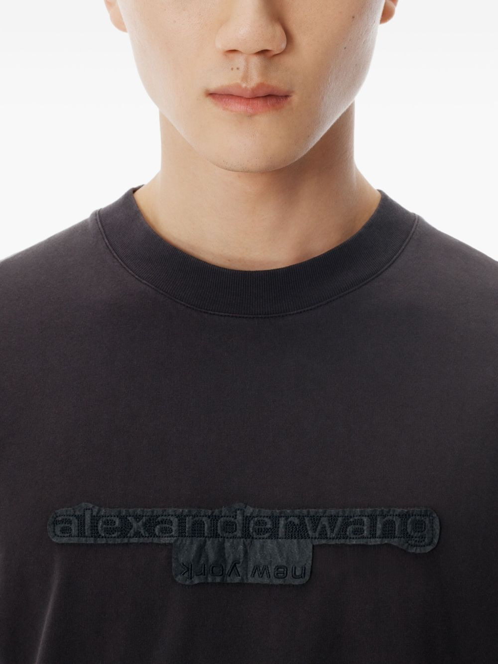 logo-patch short-sleeve T-shirt - 5