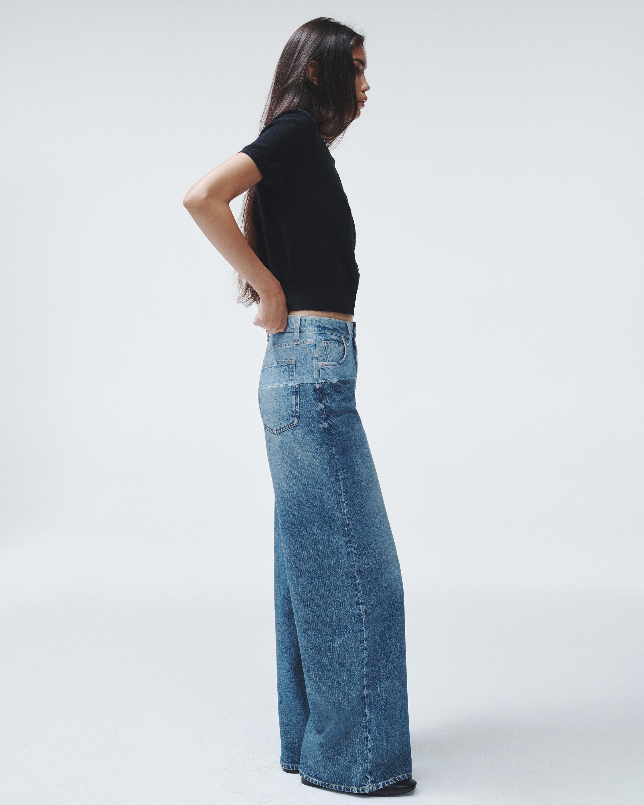 Miramar Sofie Full Length Wide-Leg
Trompe L'oeil Cotton Pant - 2
