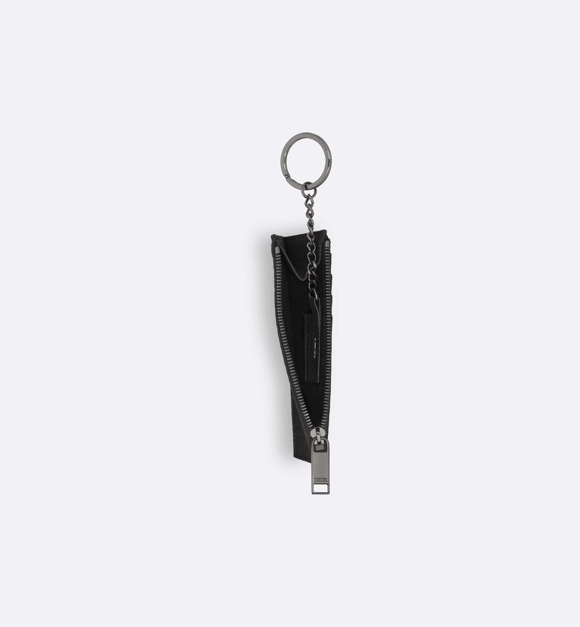 Zipped Card Holder with Split Ring - 3