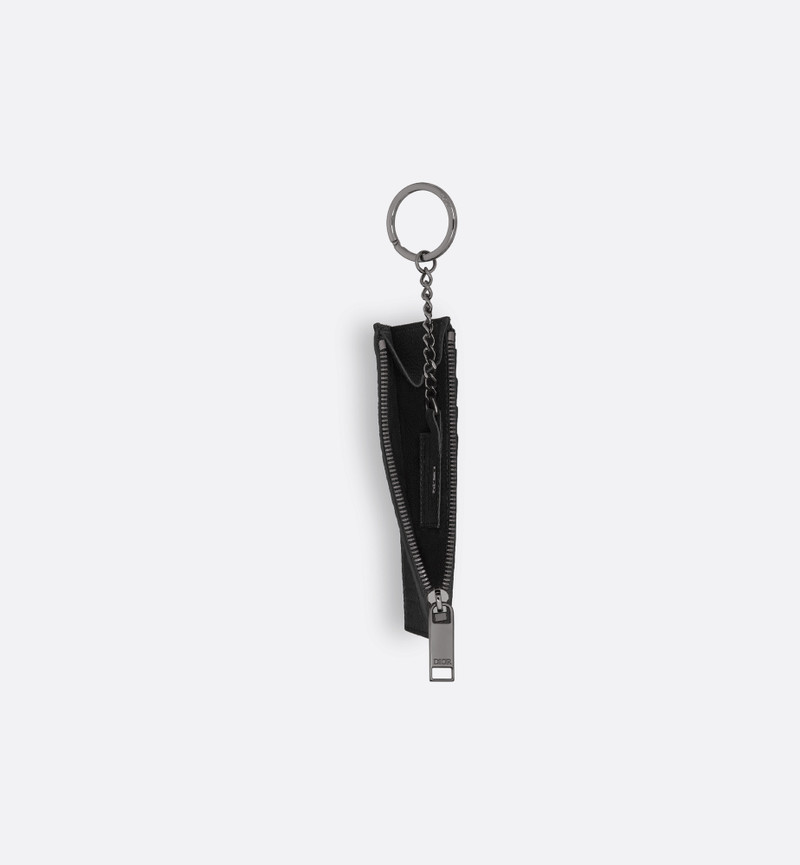 Dior Zipped Card Holder with Split Ring outlook