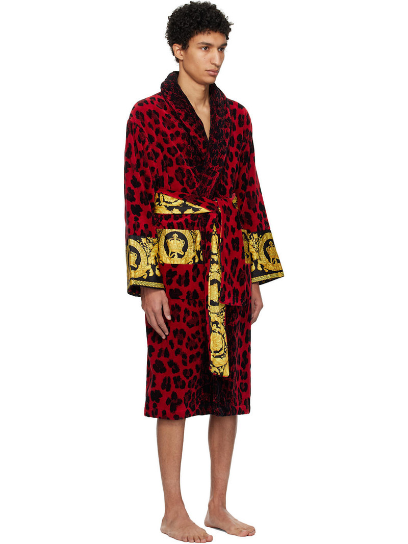 Red Wild Barocco Bathrobe 2
