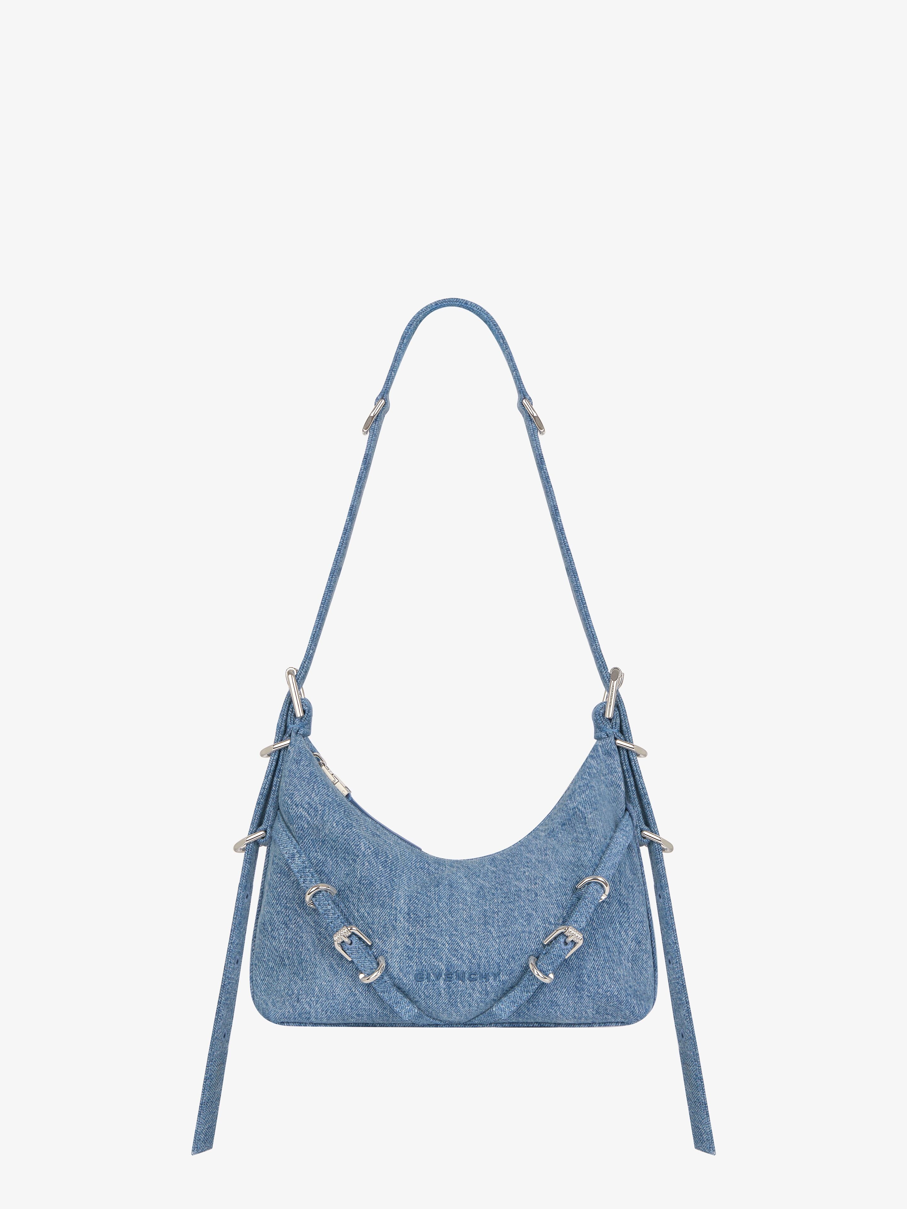 MINI VOYOU BAG IN DENIM - 1