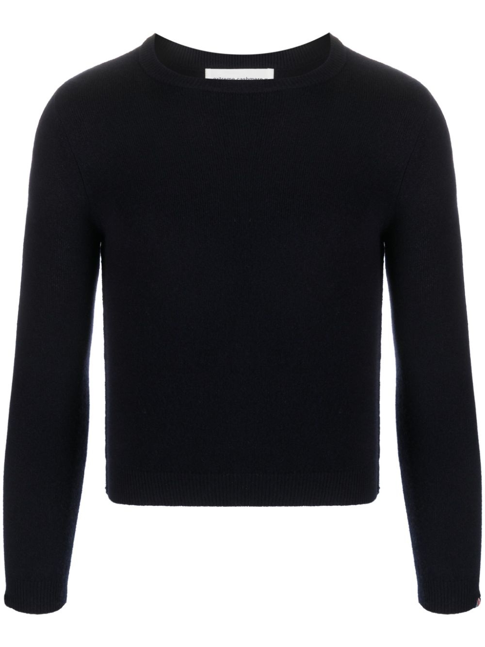 fine-knit cropped jumper - 1