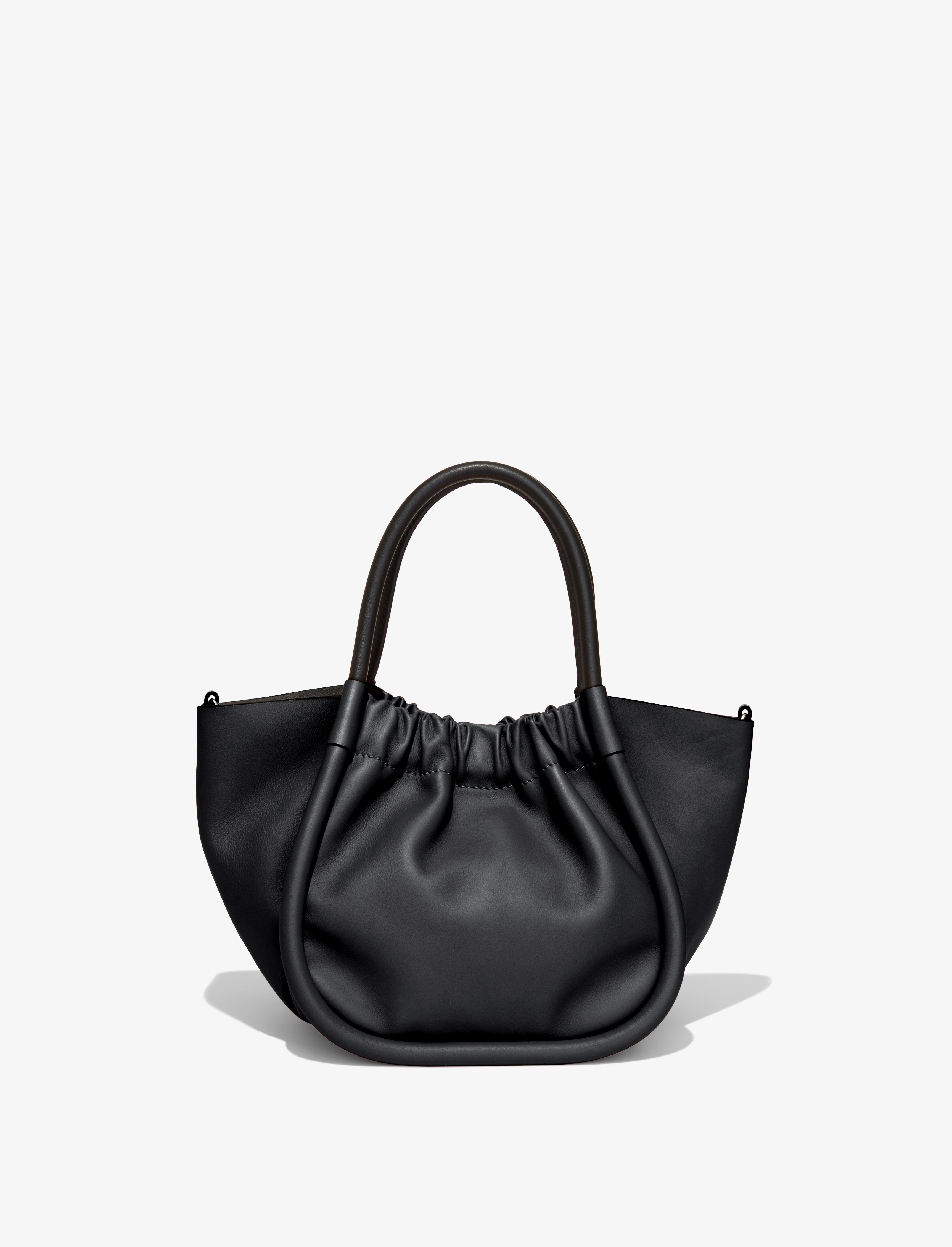 Small Ruched Crossbody Tote - 4