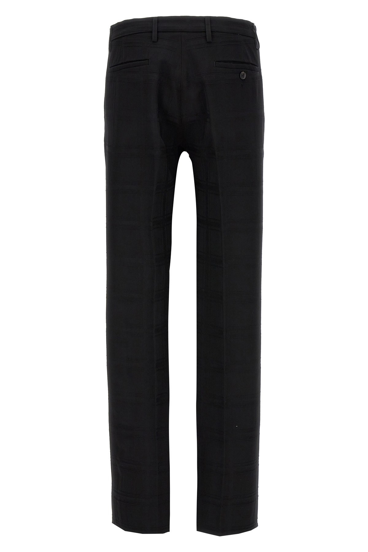 Check wool trousers - 3