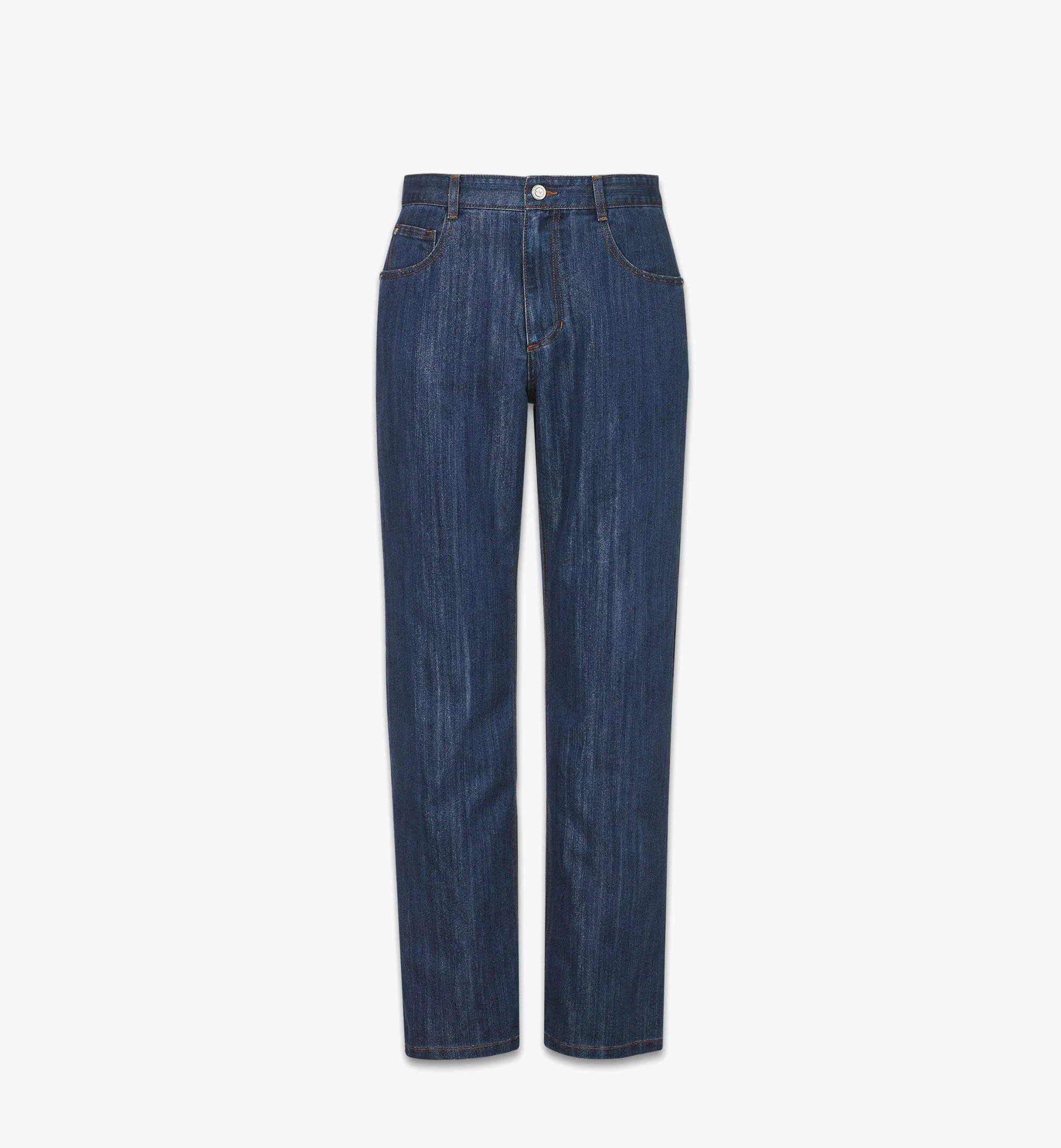 Pants in Denim Lurex - 1