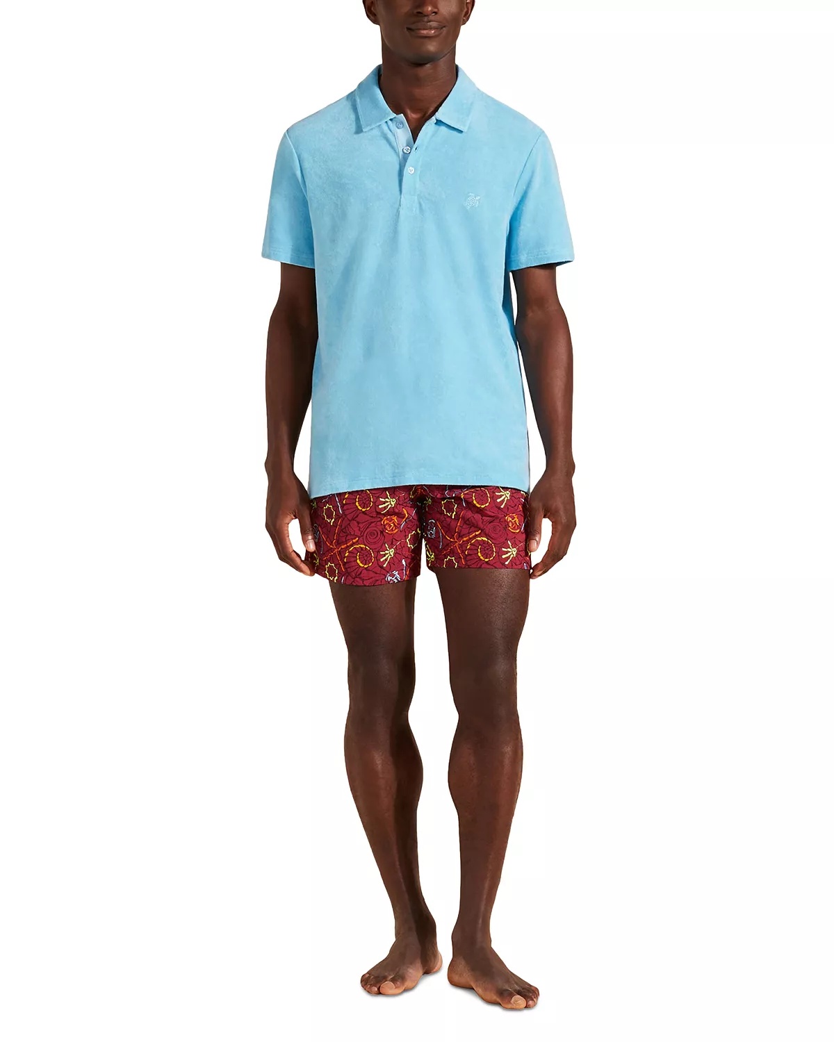 Phoenix Slim Fit Cotton Pique Polo Shirt - 1
