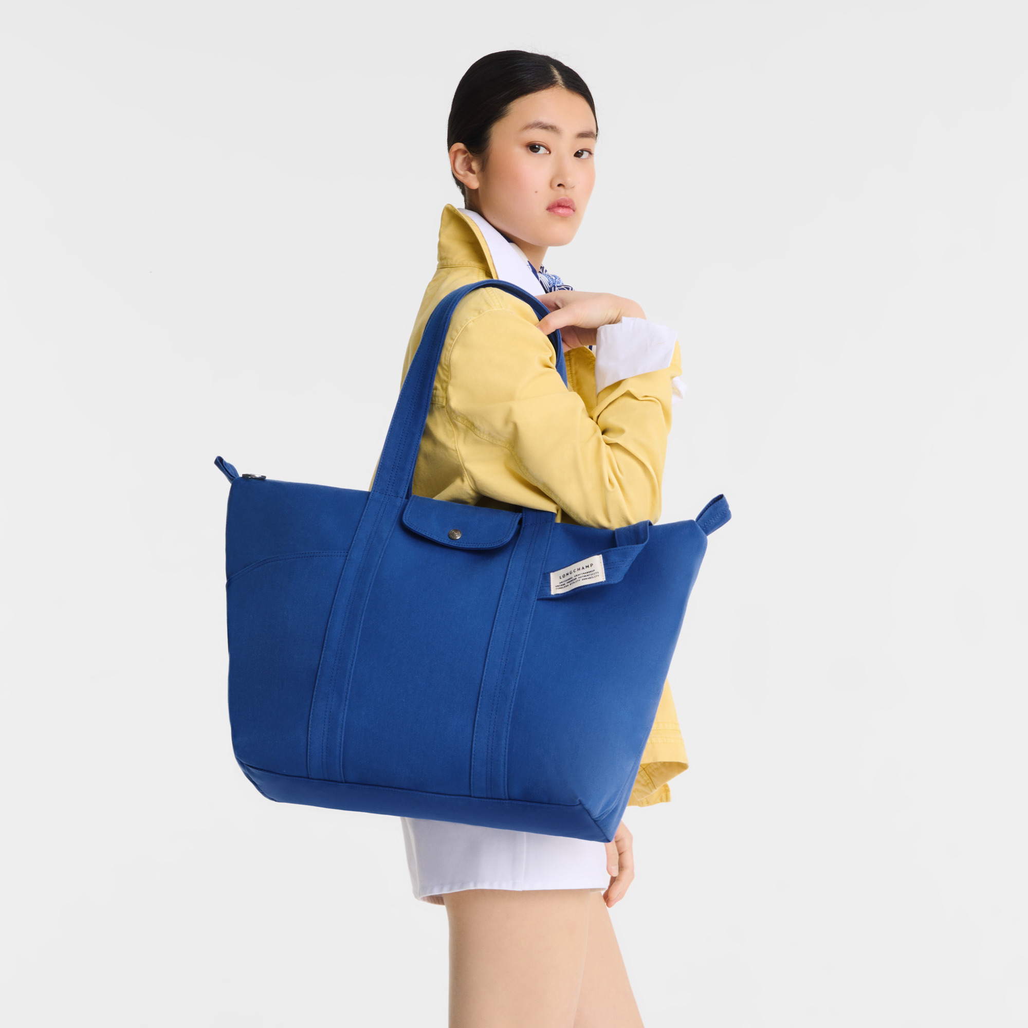 Le Pliage Collection XL Shoulder bag Atlantic - Canvas - 2