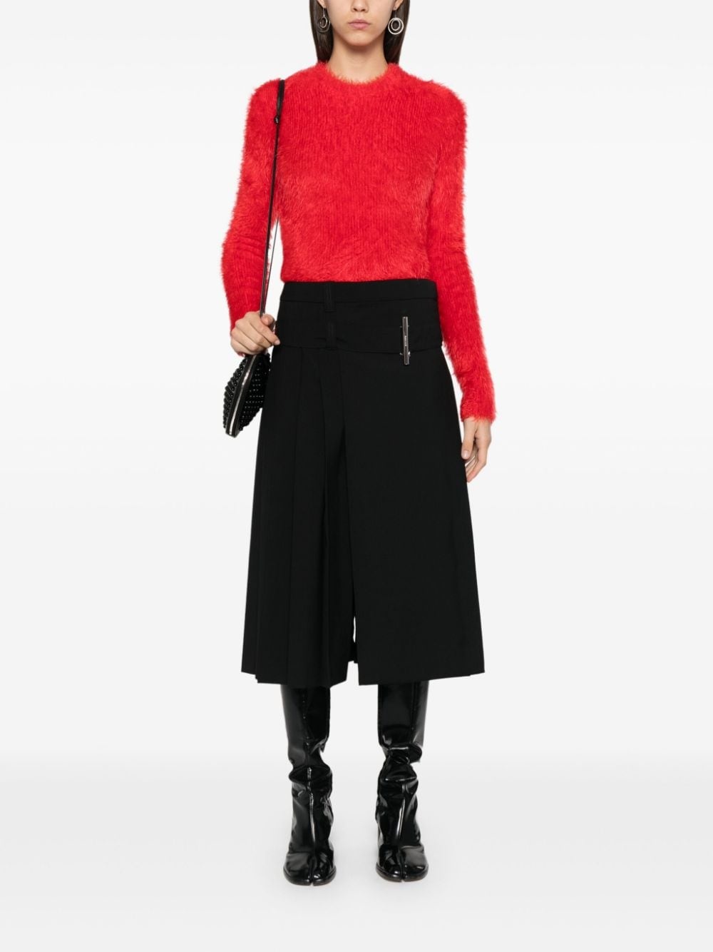pleated midi skirt - 2