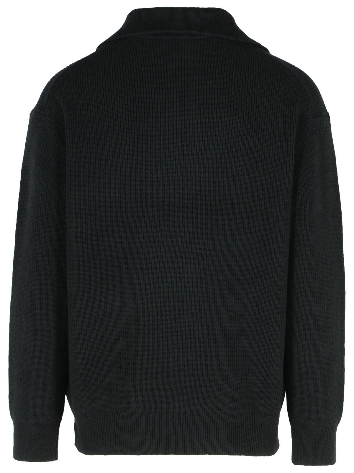 J.W. ANDERSON - Jw Anderson Black Wool Blend Turtleneck Sweater Men - 3
