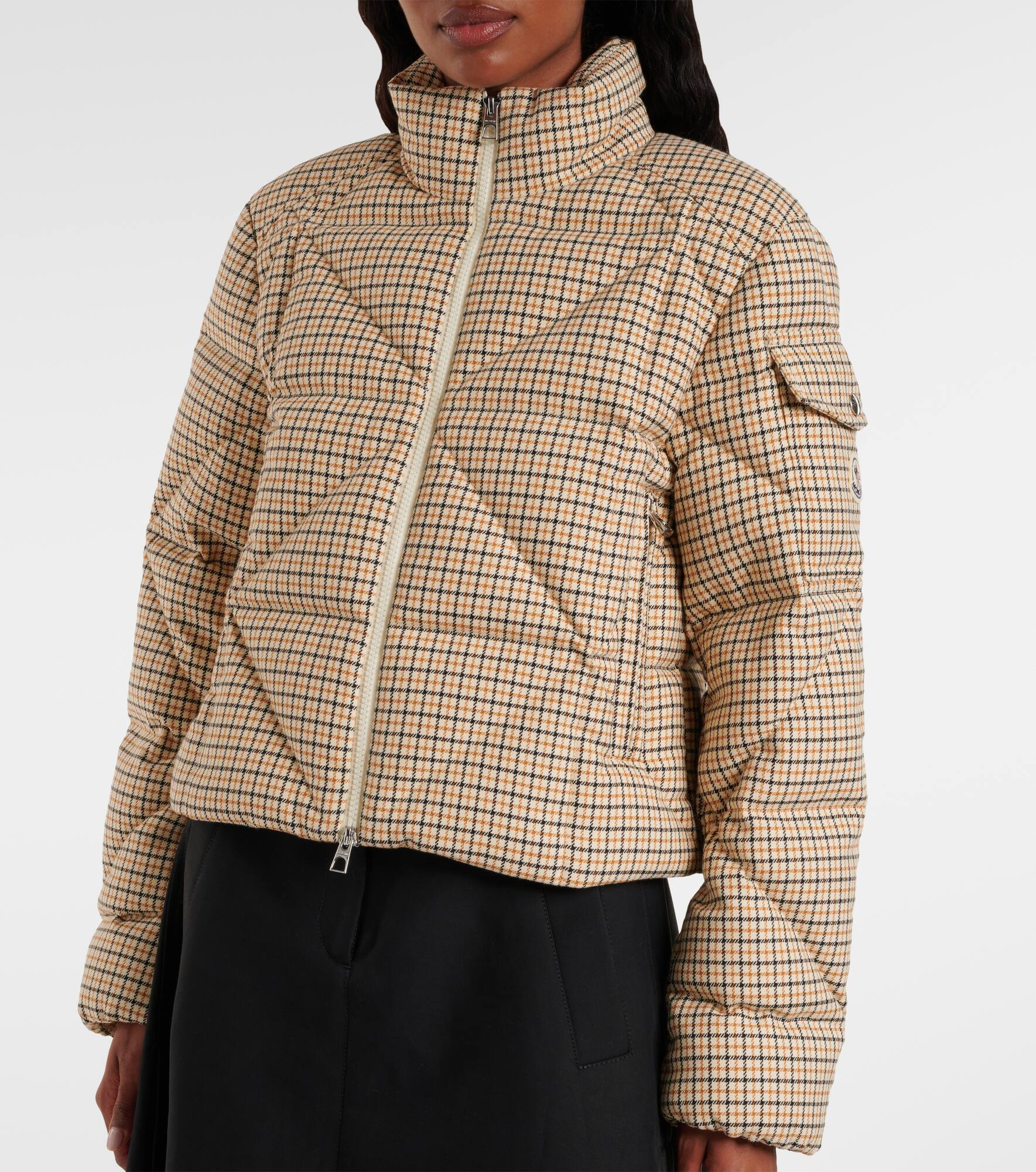 Keros checked quilted down jacket - 6