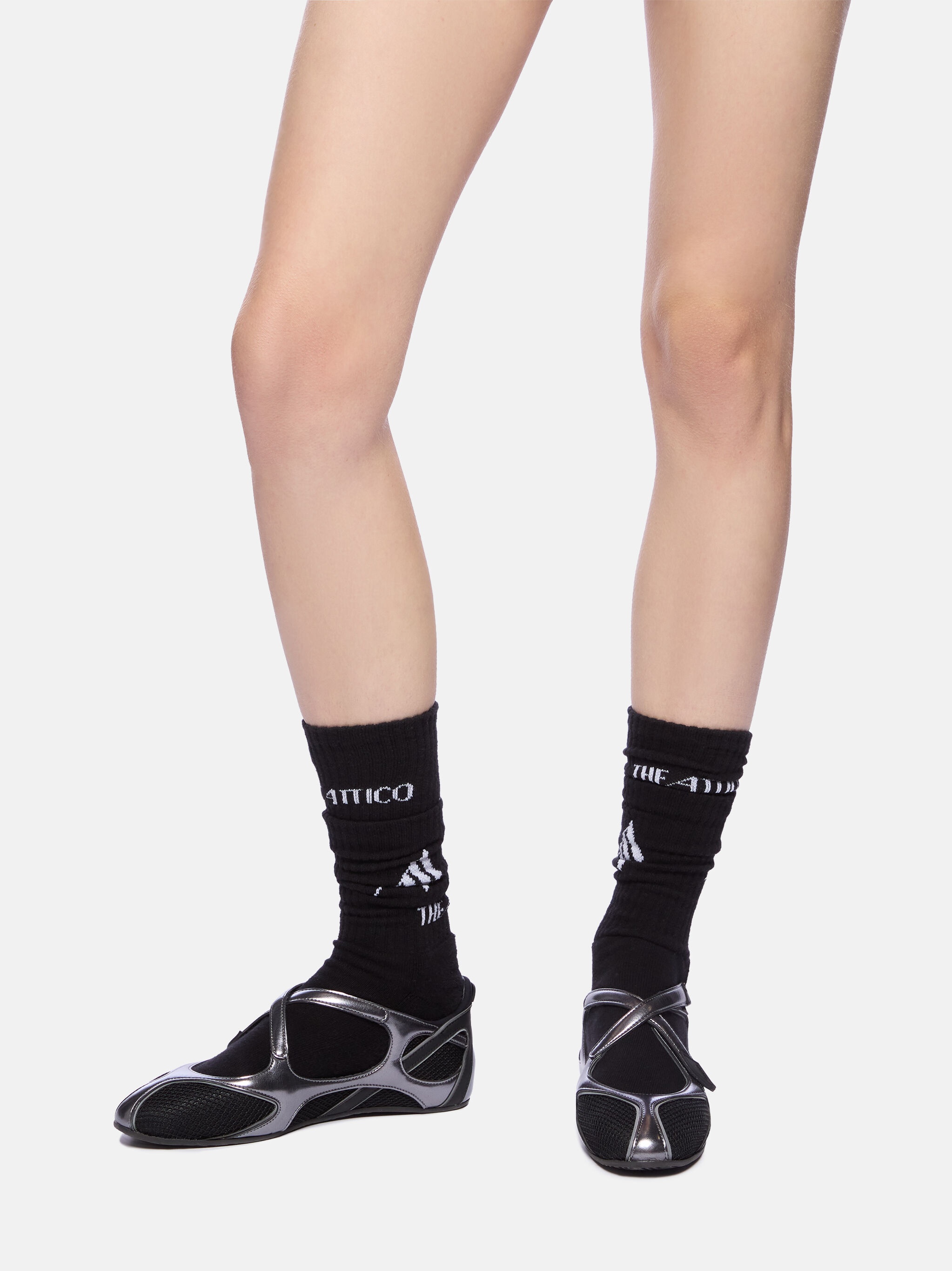 ''FLOOR 01'' BALLERINA FLAT BLACK - 2