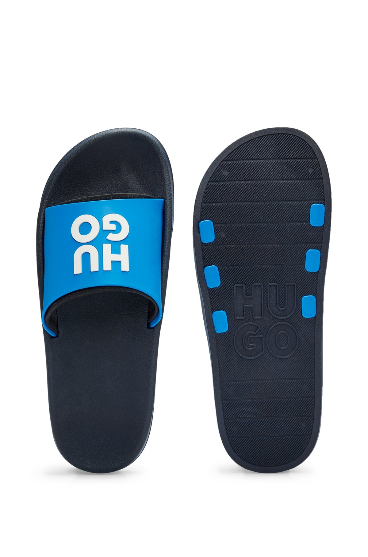 SLIDES WITH LOGO-BRANDED STRAPS - 4