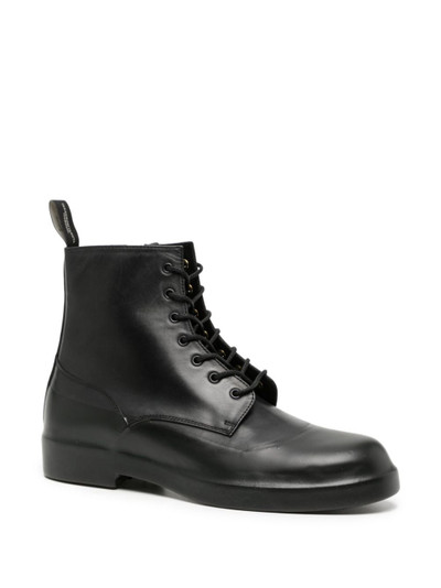 TAKAHIROMIYASHITA TheSoloist. lace-up ankle-length leather boots outlook