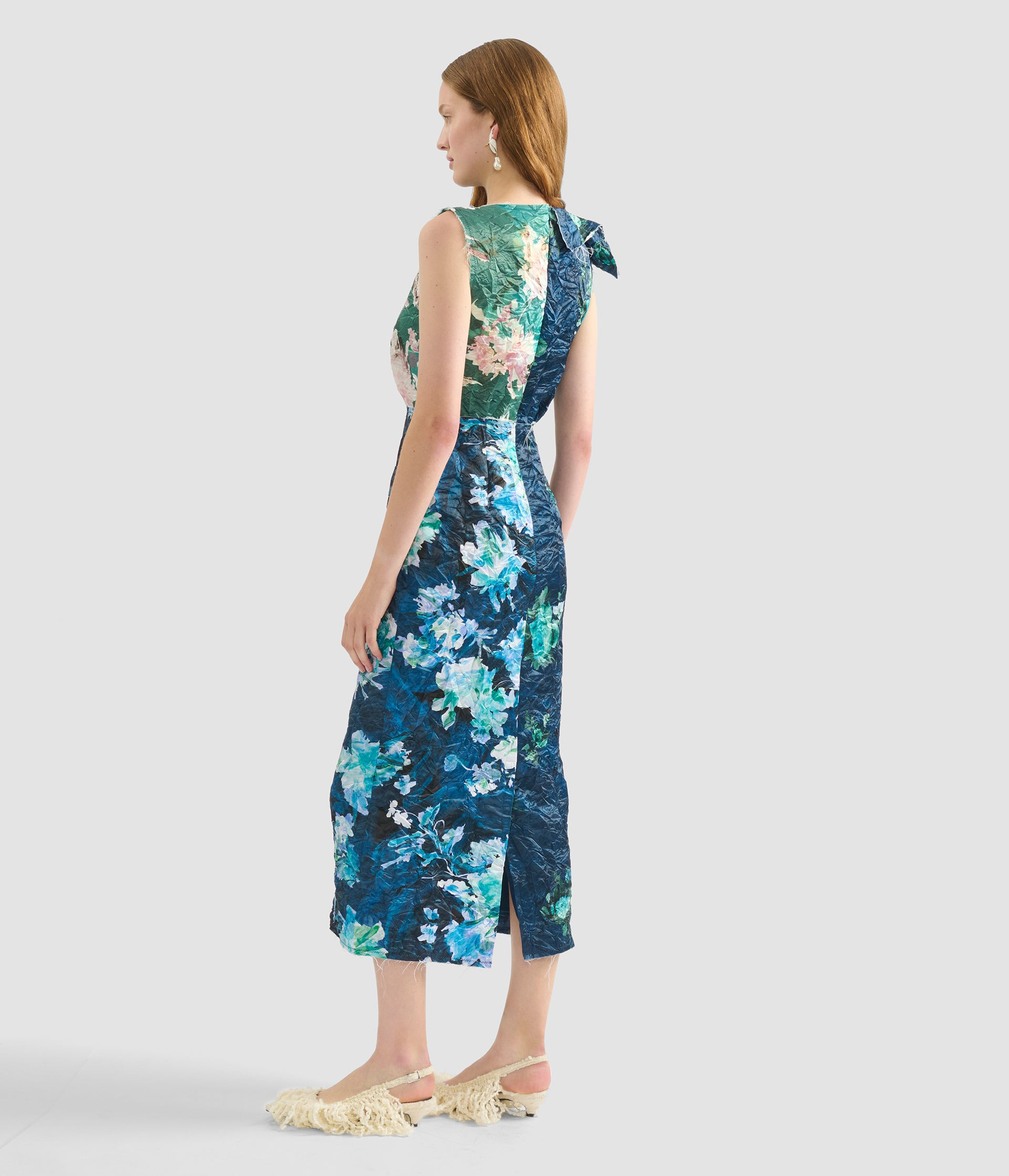SHORT SLEEVE COCKTAIL DRESS - 3