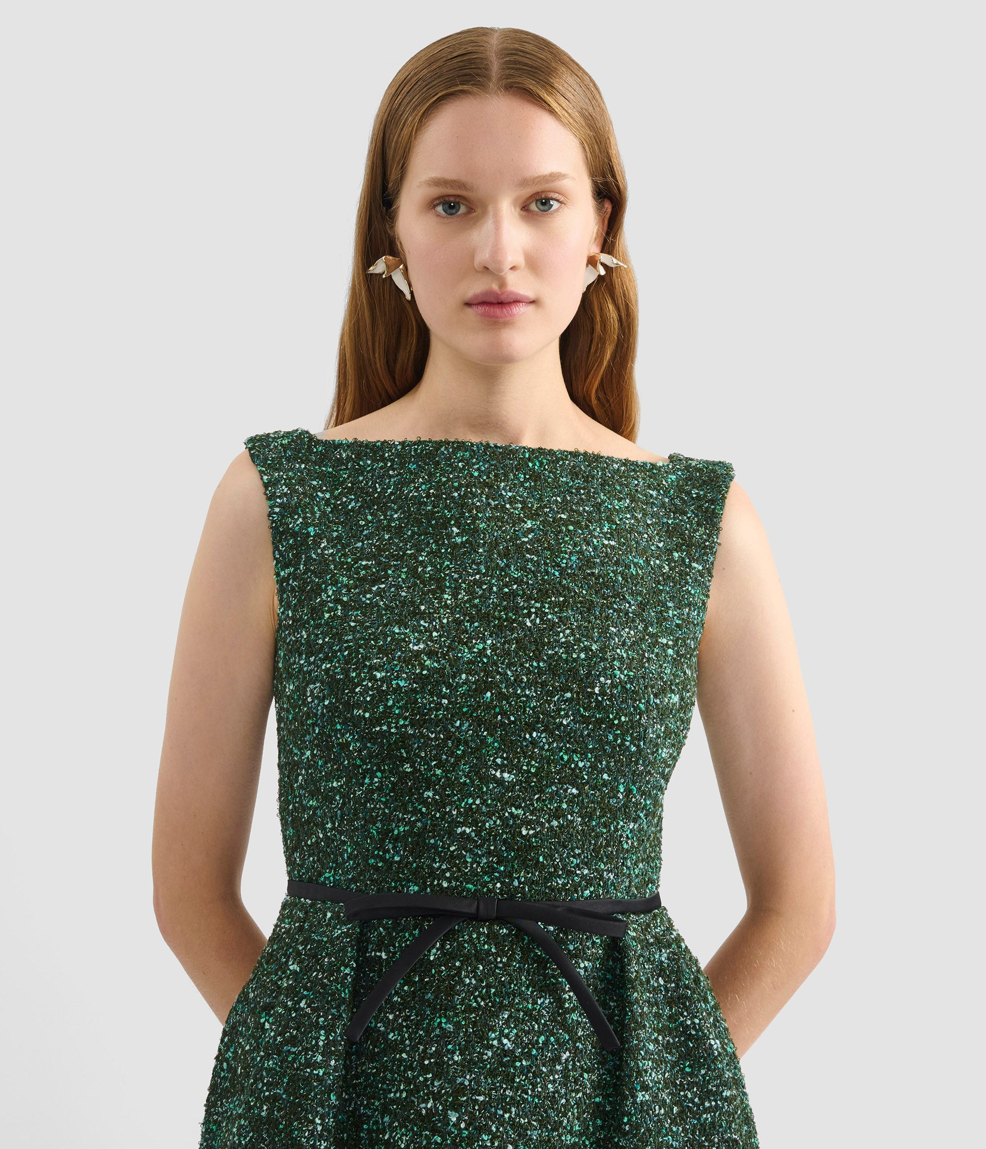 SLEEVELESS PENCIL MIDI DRESS - 5