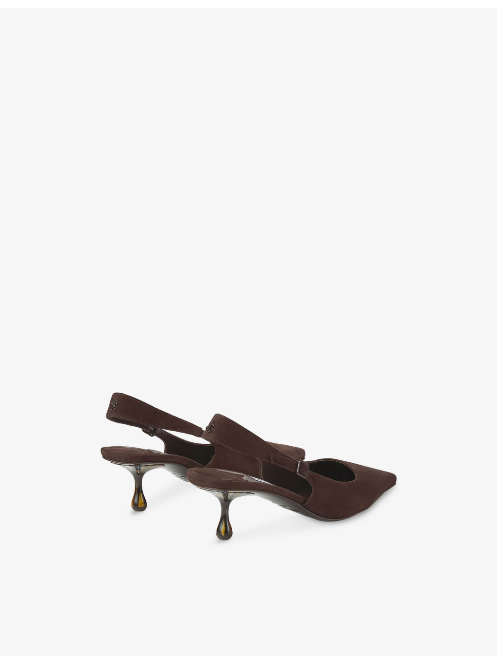Amel 50 Slingback Suede Heeled Courts - 5