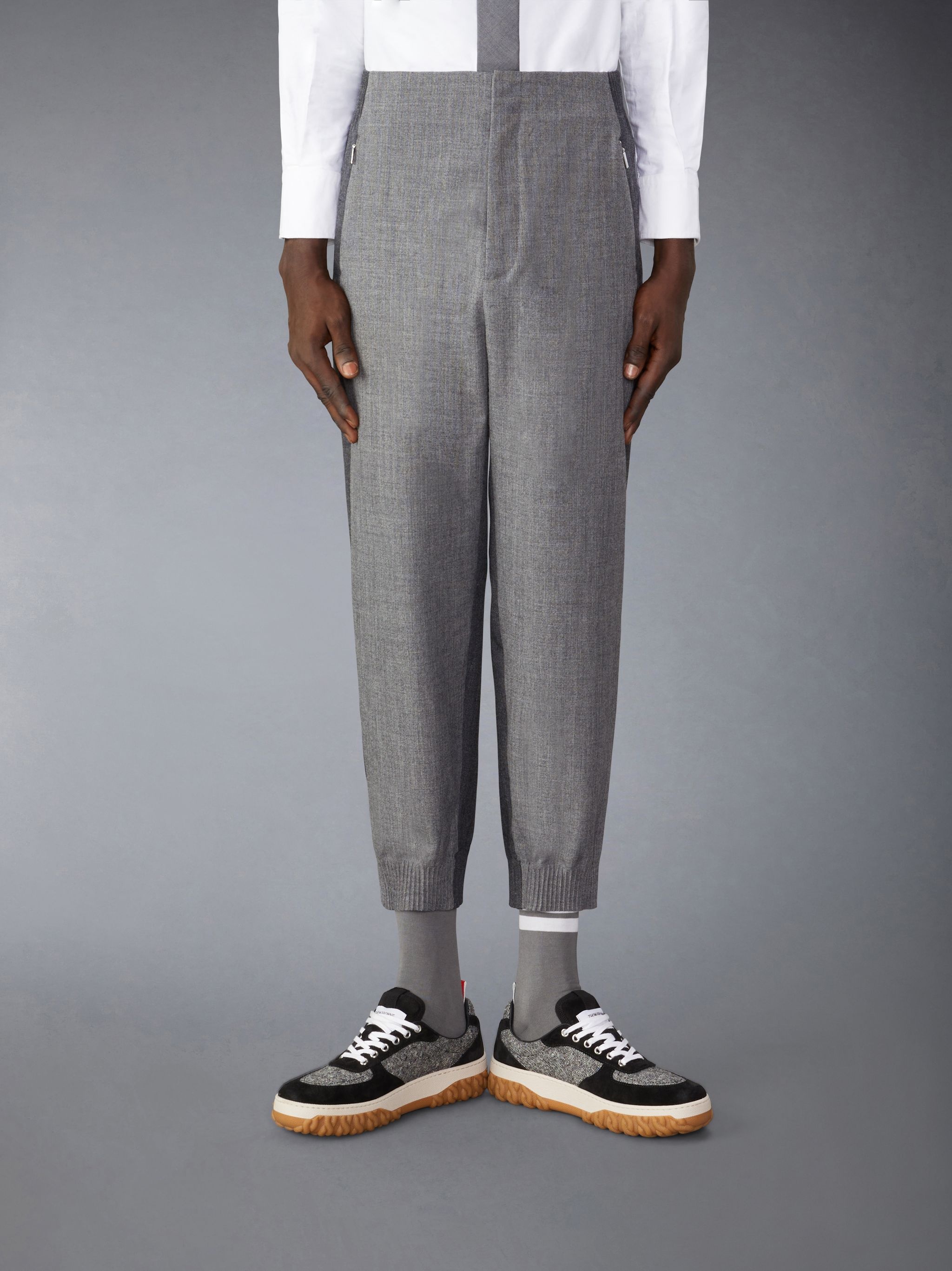 パンツ THOM BROWNE Wool pants Thom Browne Striped Wool Trousers Pants XS | eBay