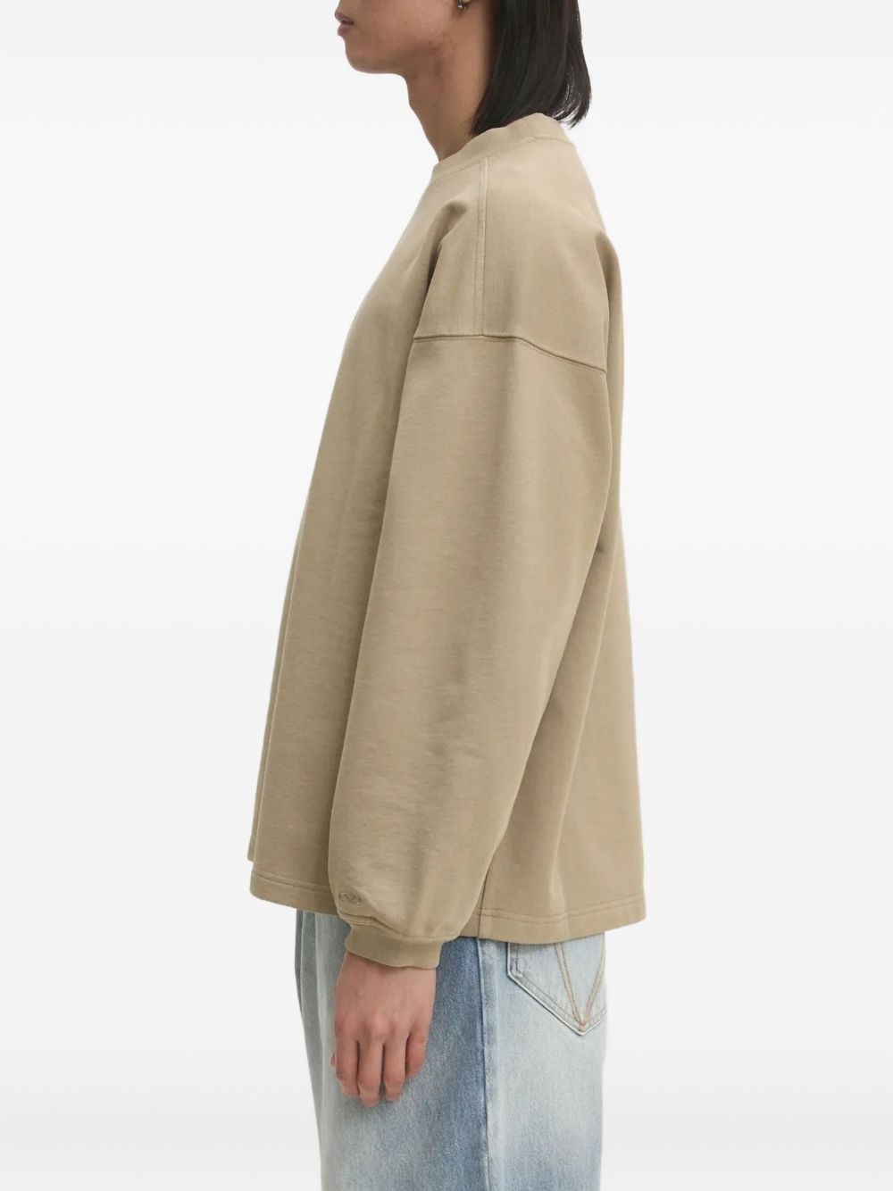 logo-embroidered sweatshirt - 2