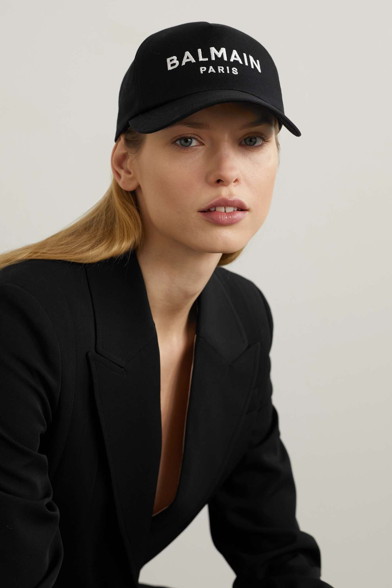 Embroidered cotton-twill baseball cap - 2