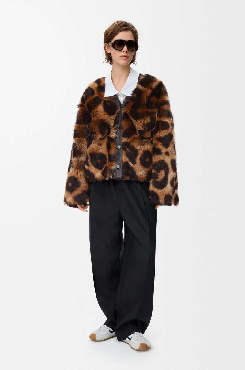 Loewe Cardigan in shearling outlook