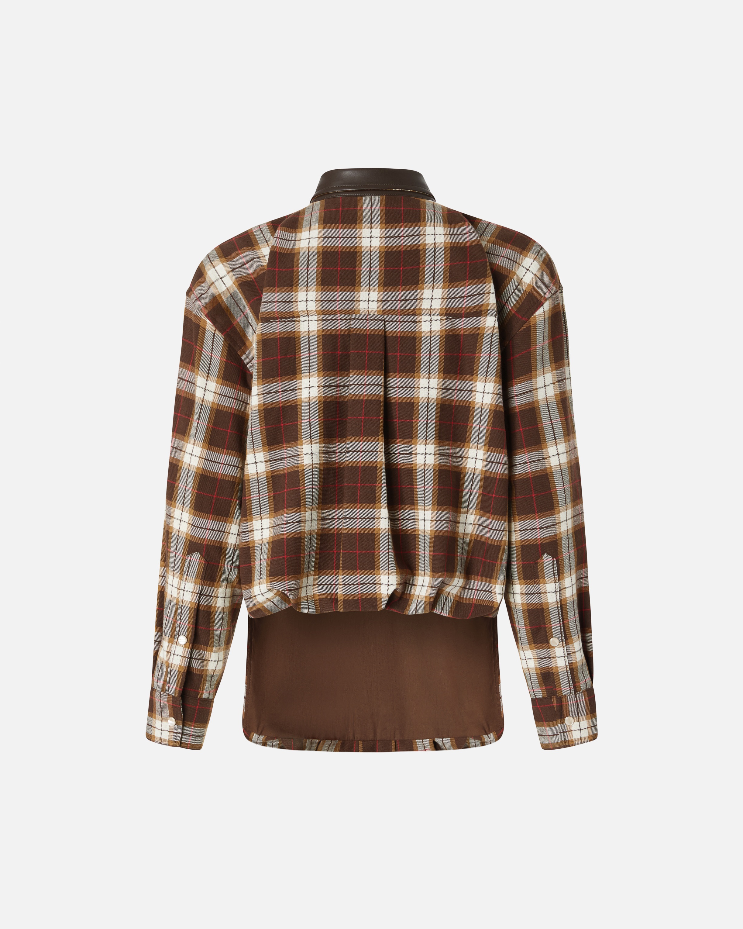PLAID SHIRT JACKET - 6