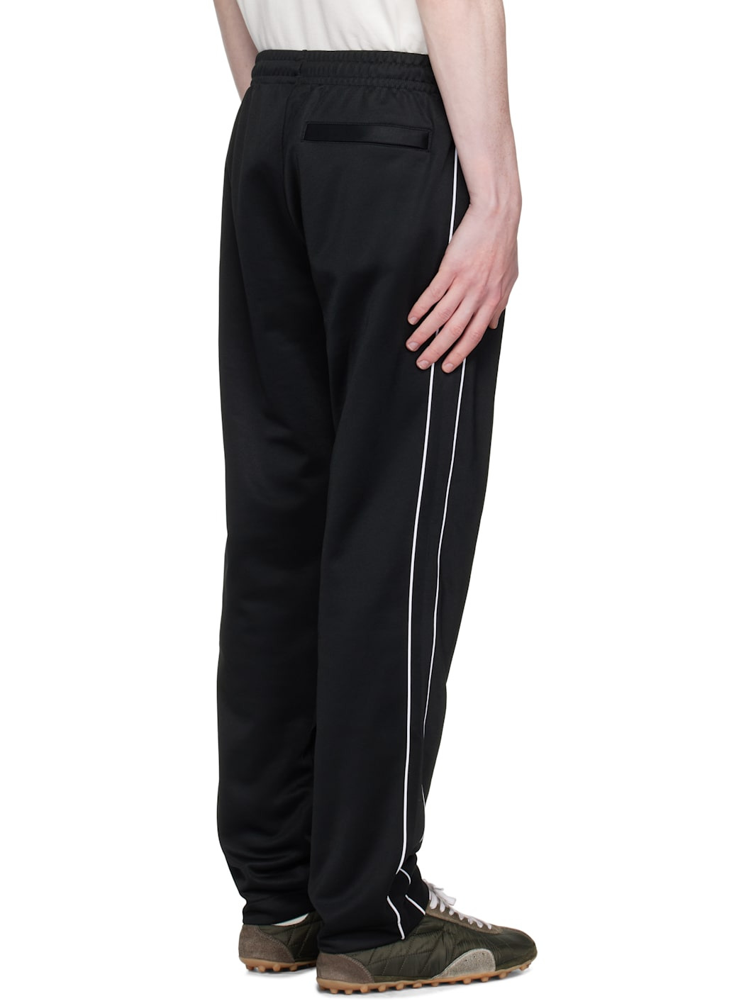 Black Paris Piqué Sweatpants - 3