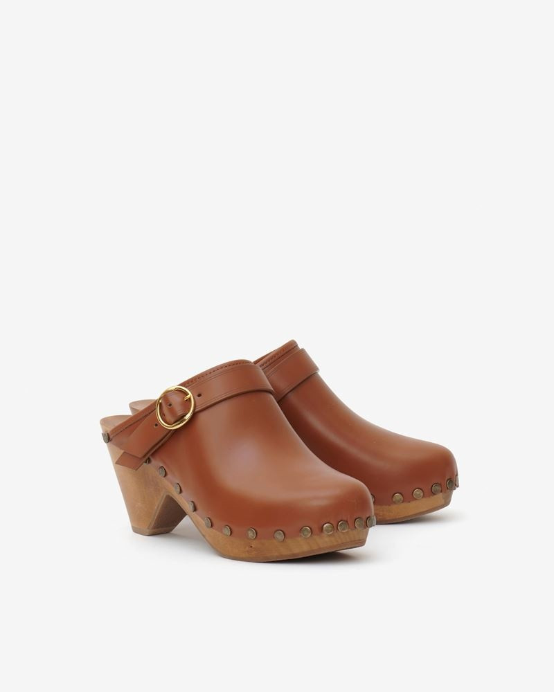 TITYA LEATHER CLOGS 3