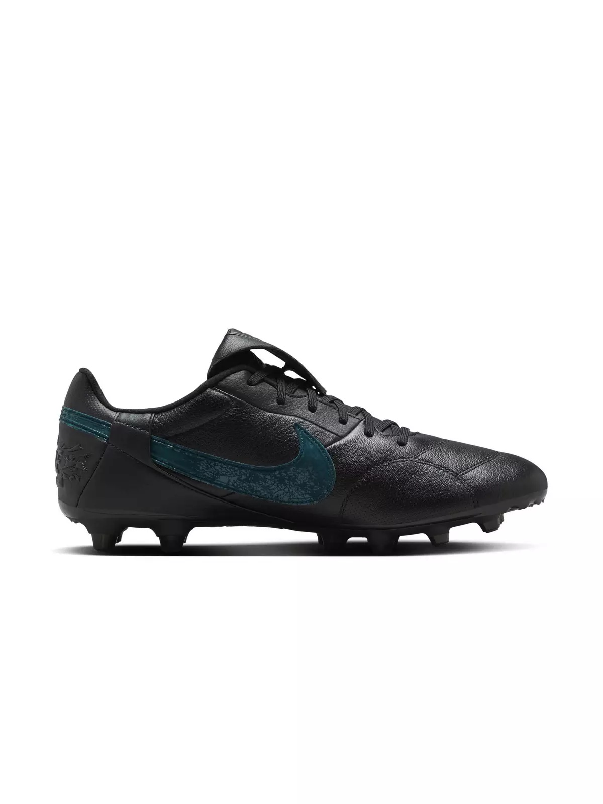 Premier 3 FG Low Top "Black/Deep Jungle" Men's Soccer Cleat - 2