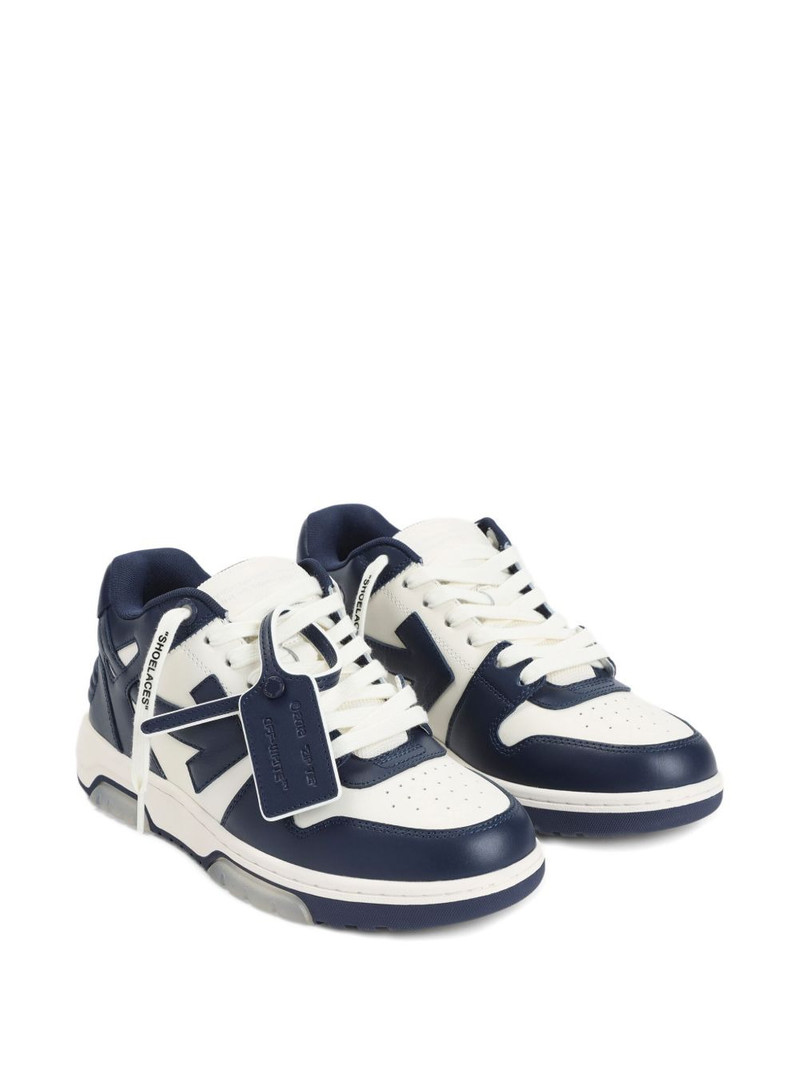 Off-White Out Of Office arrow-patch leather sneakers outlook