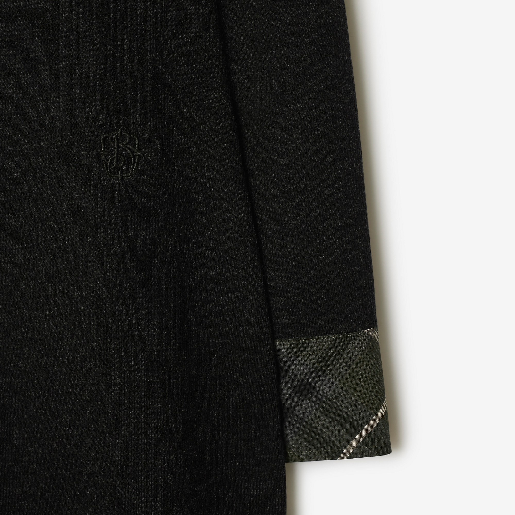 Wool Shirt Dress - 5
