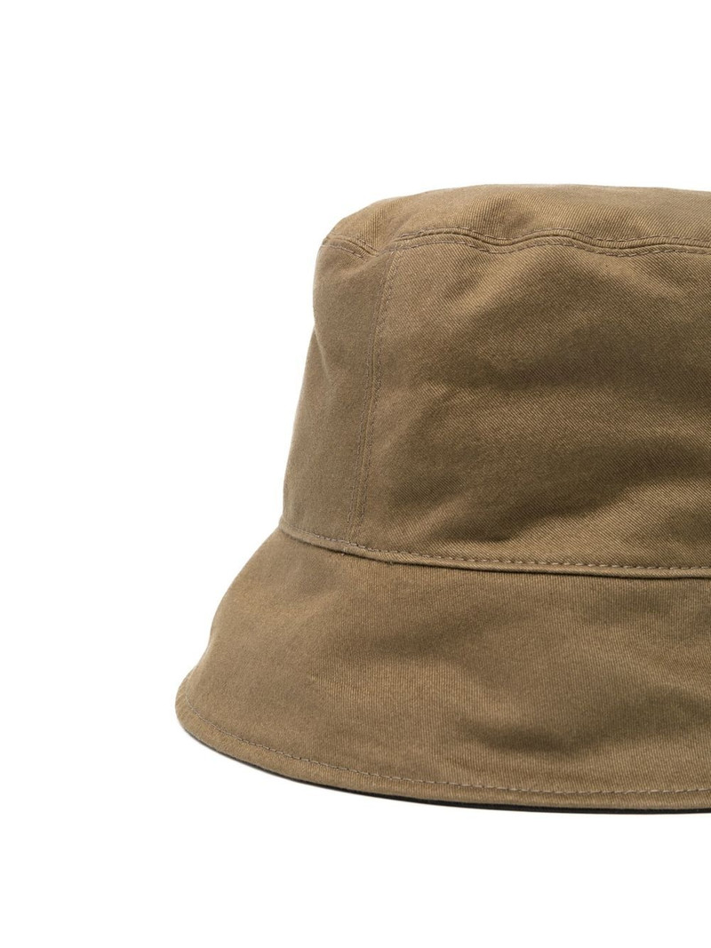 Off-White logo embroidered bucket hat outlook